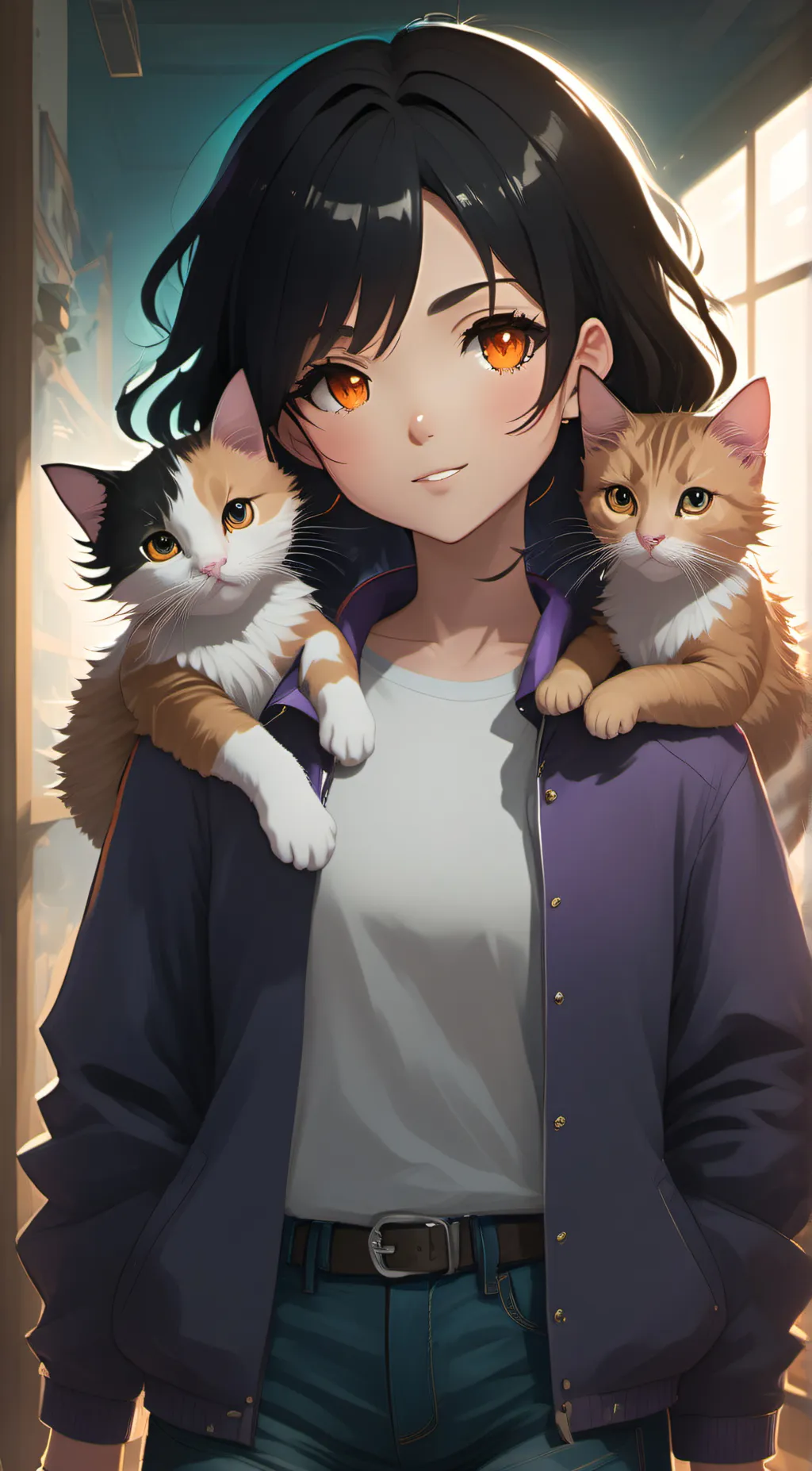 ai character: ahpmeow background