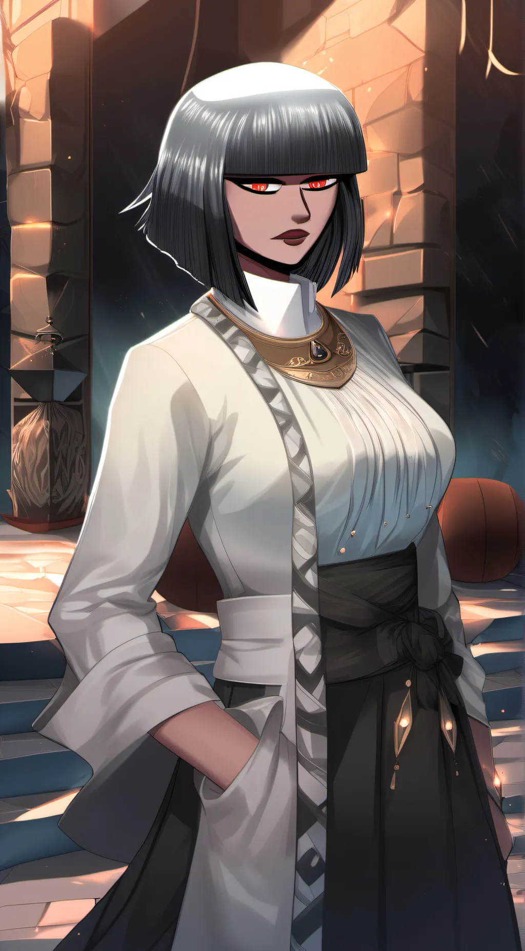 ai character: Maya background