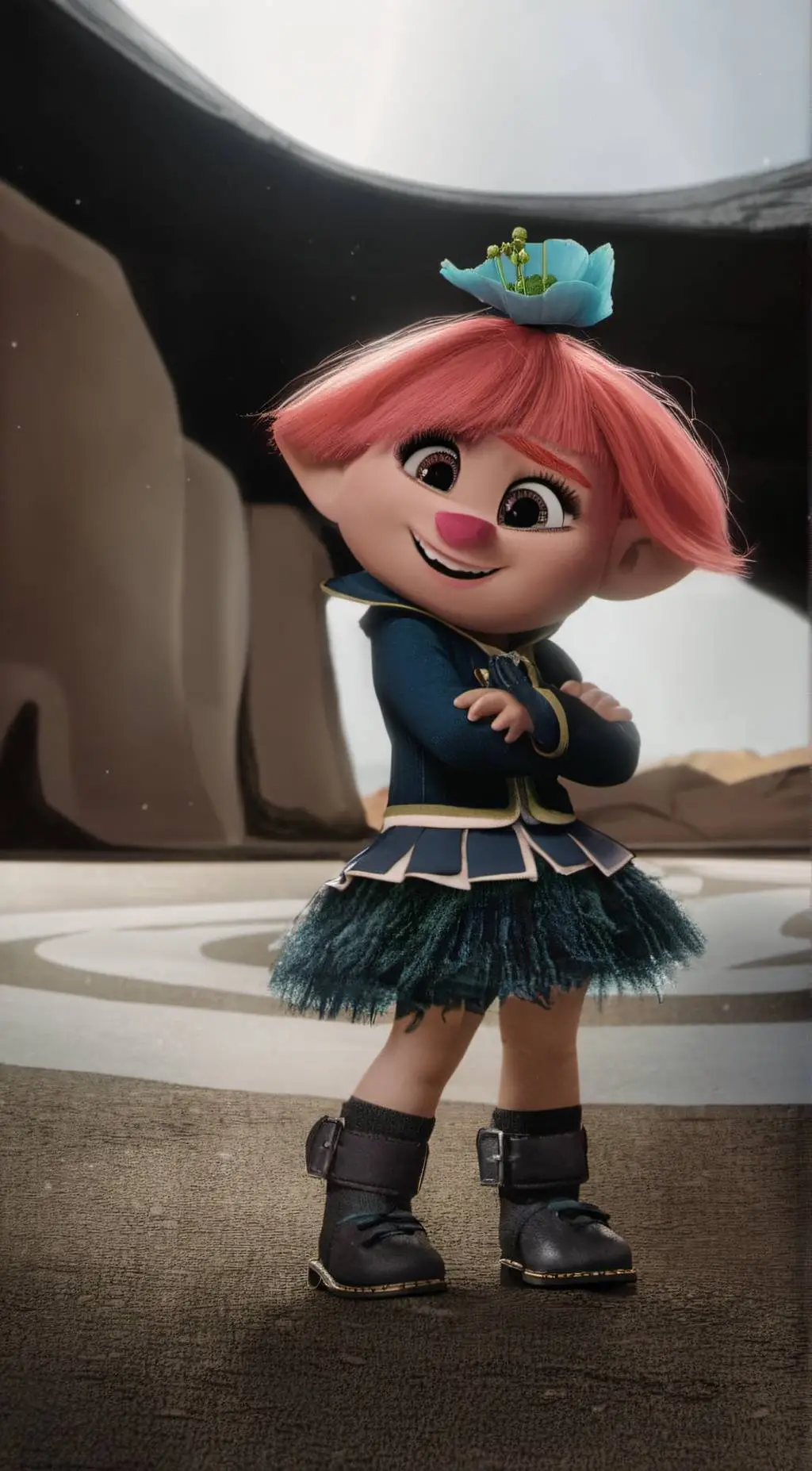 ai character: poppy  background