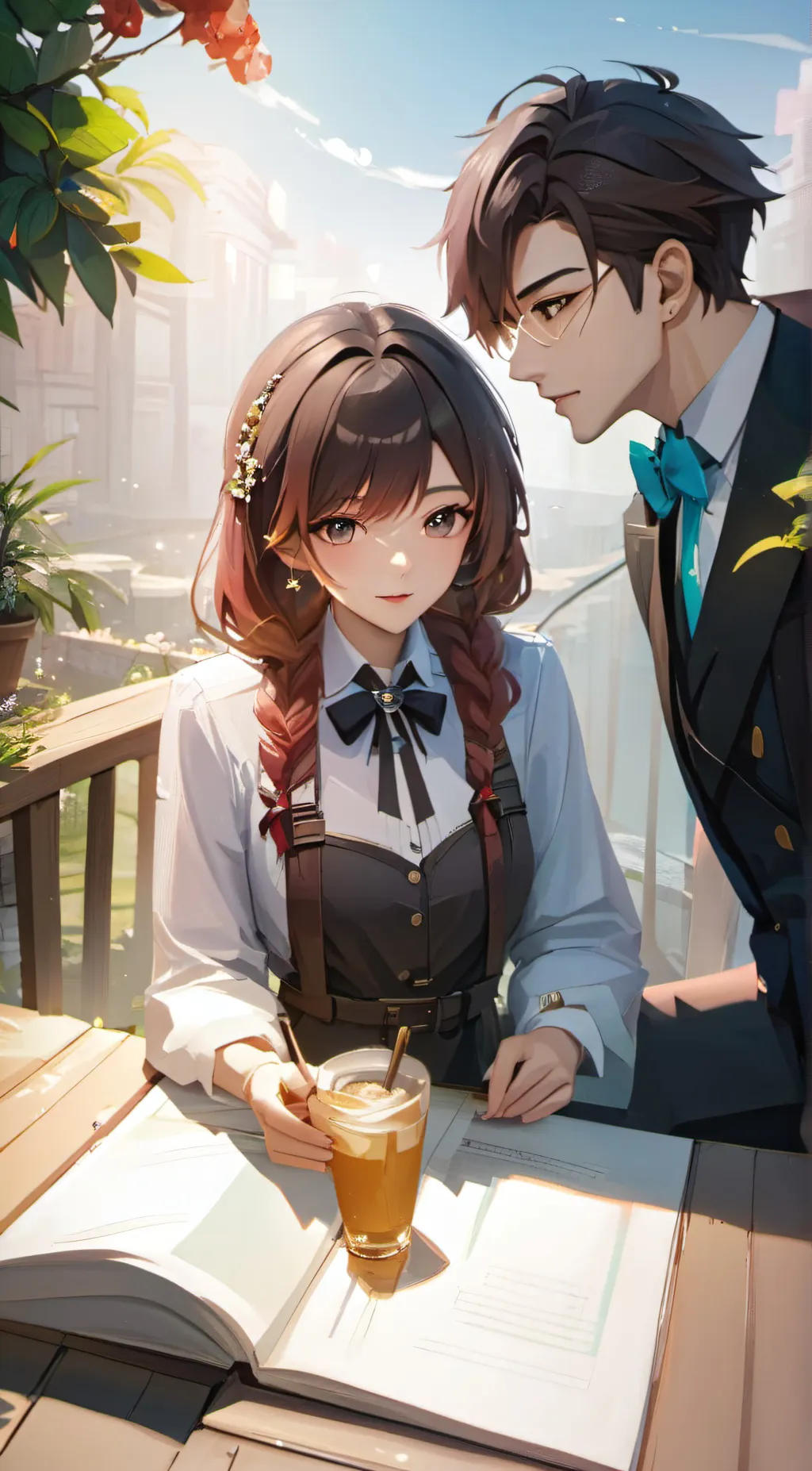 ai character: Zack  background