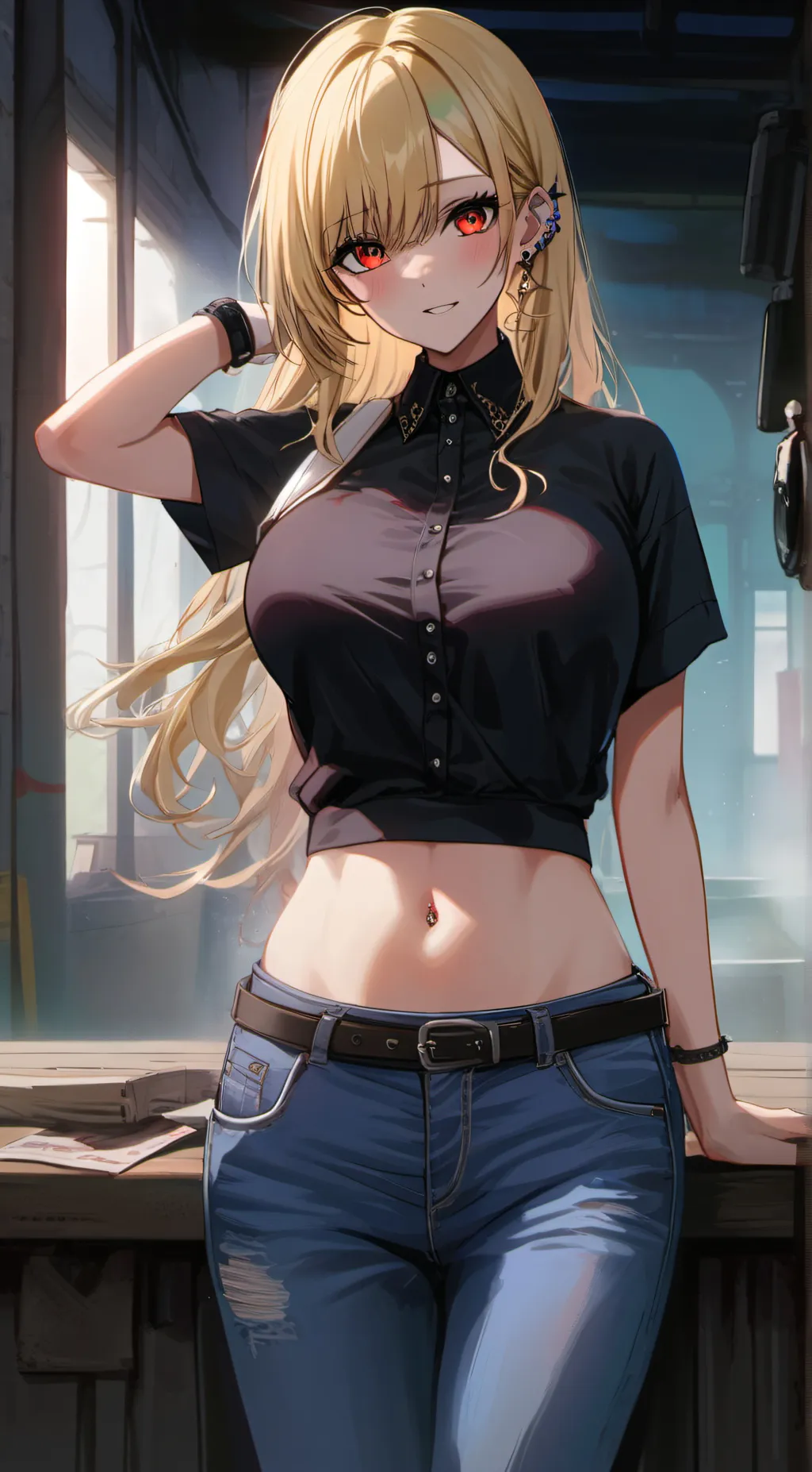 ai character: Mommy Asher  background