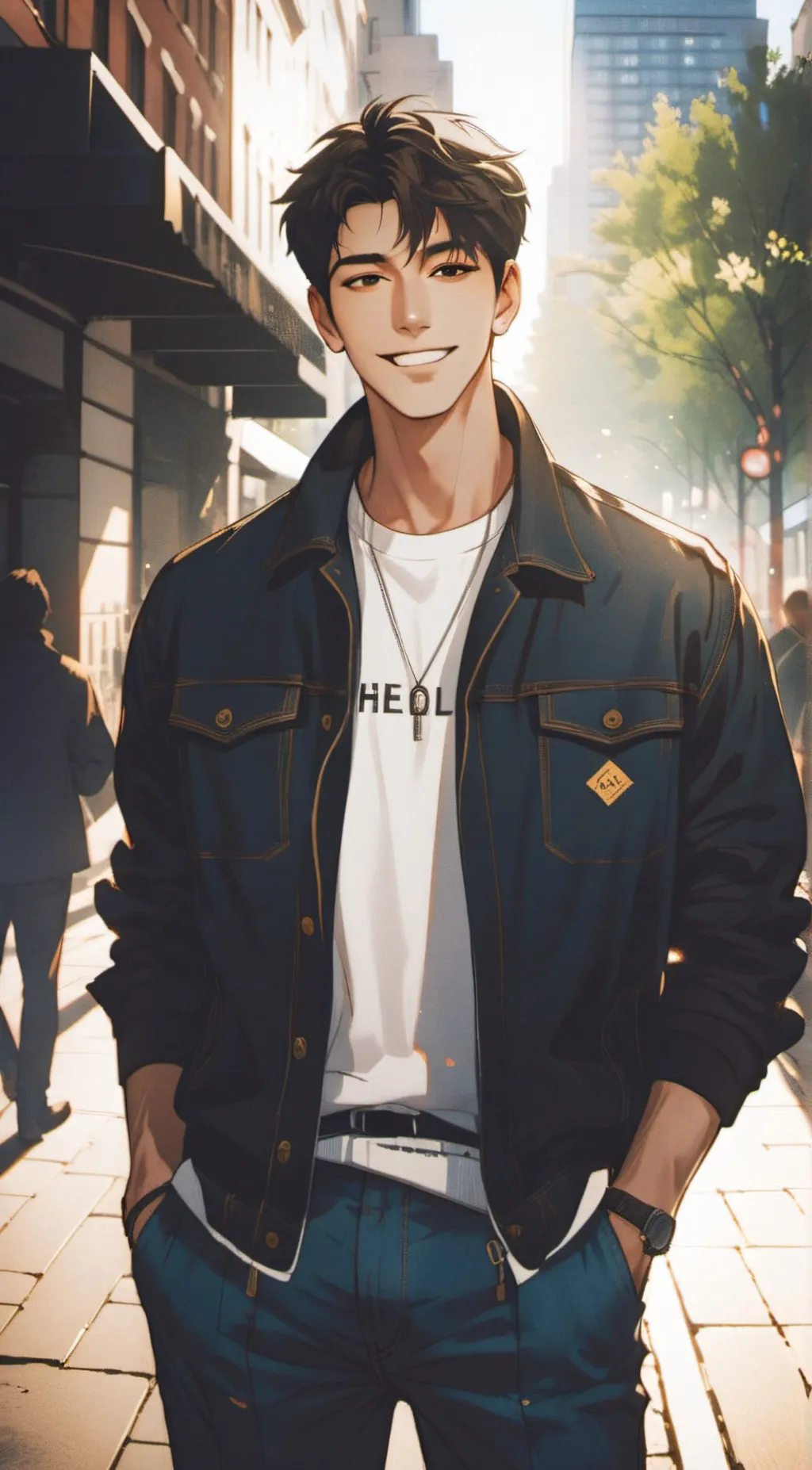 ai character: Caleb background
