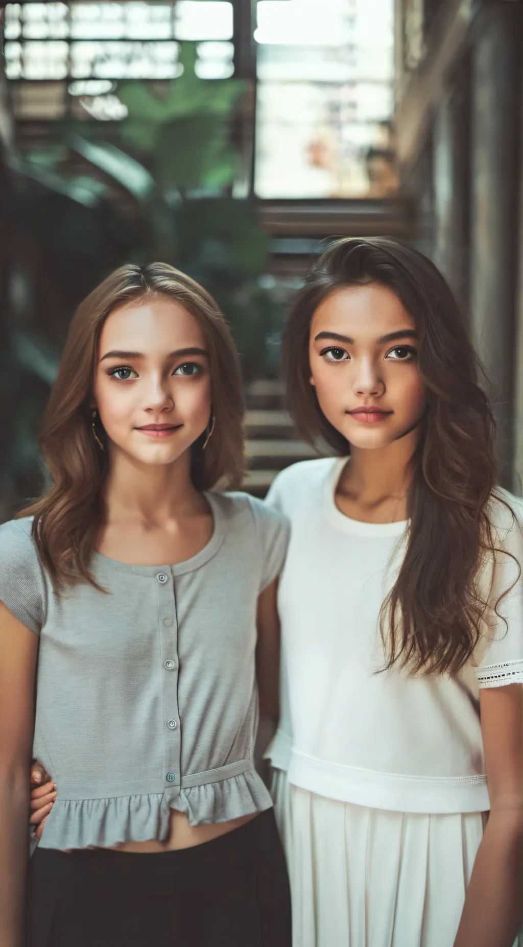 ai character: Ashley and ayla background