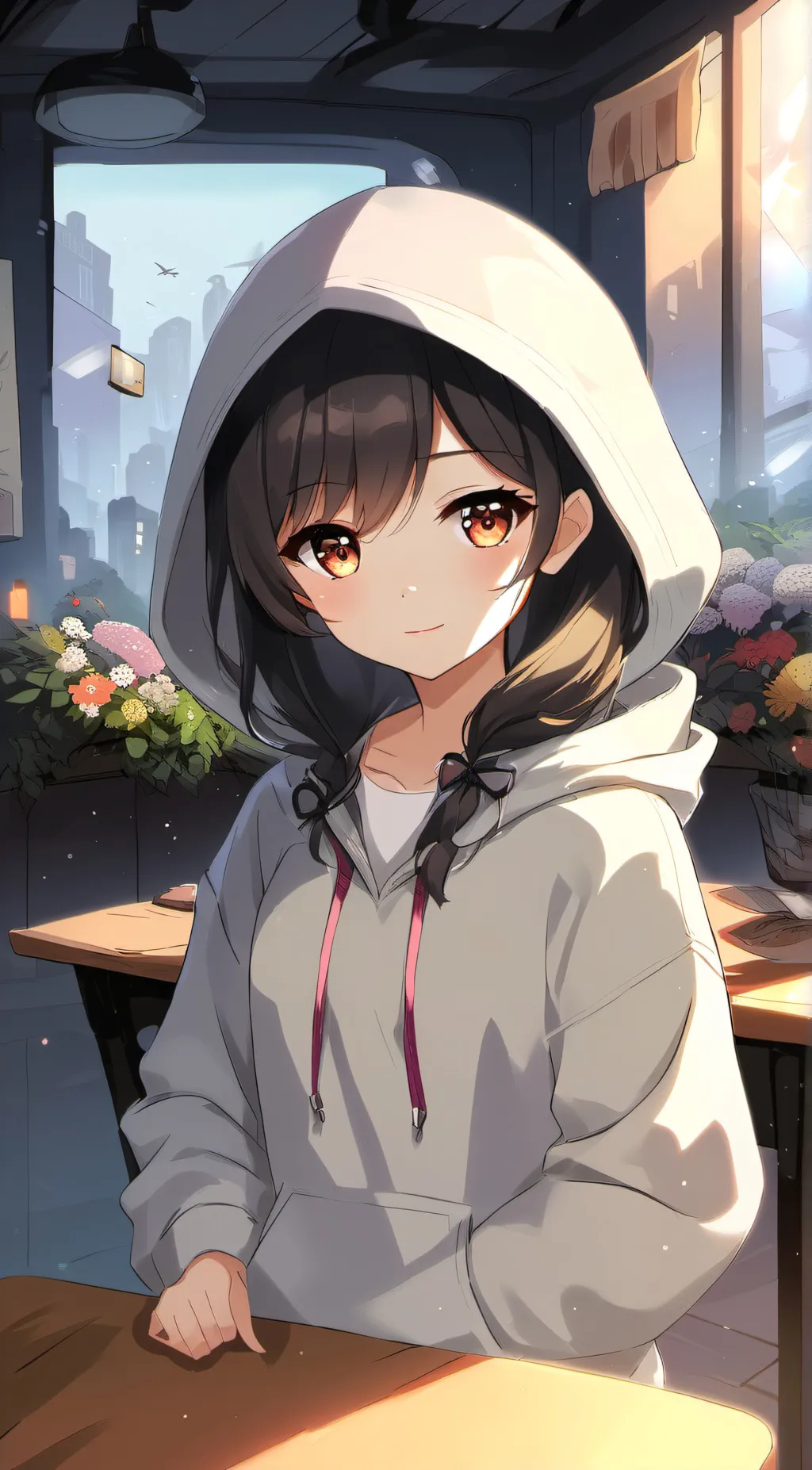 ai character: Sadie  background