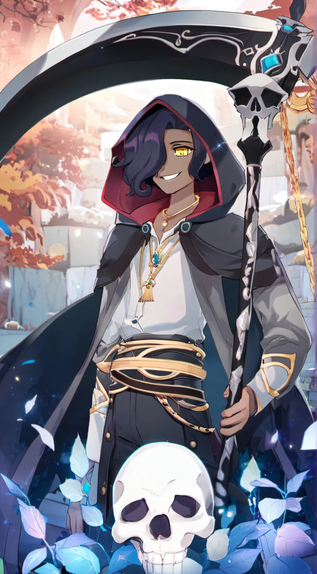 ai character: Licorice cookie  background