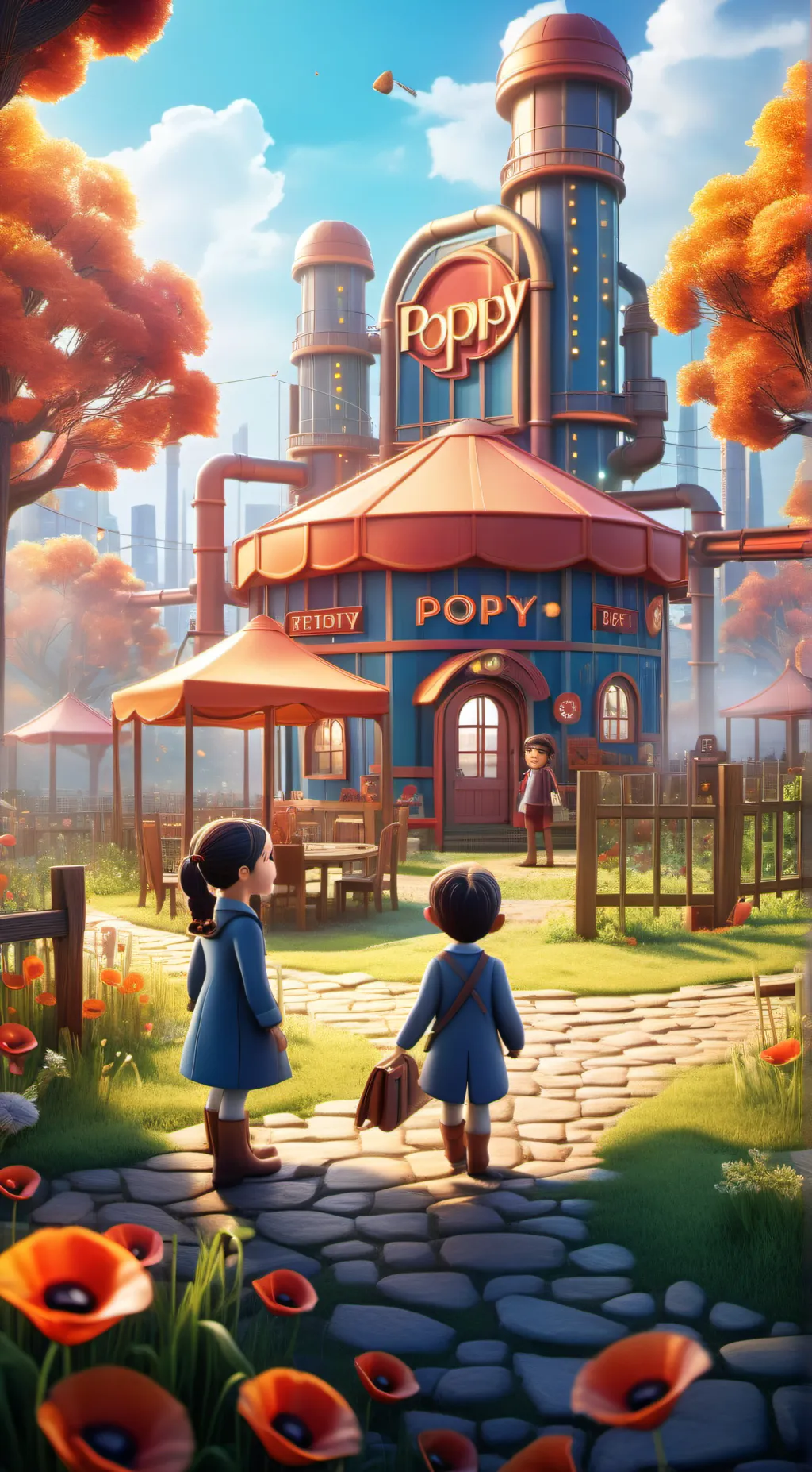 ai character: poppy playtime! background
