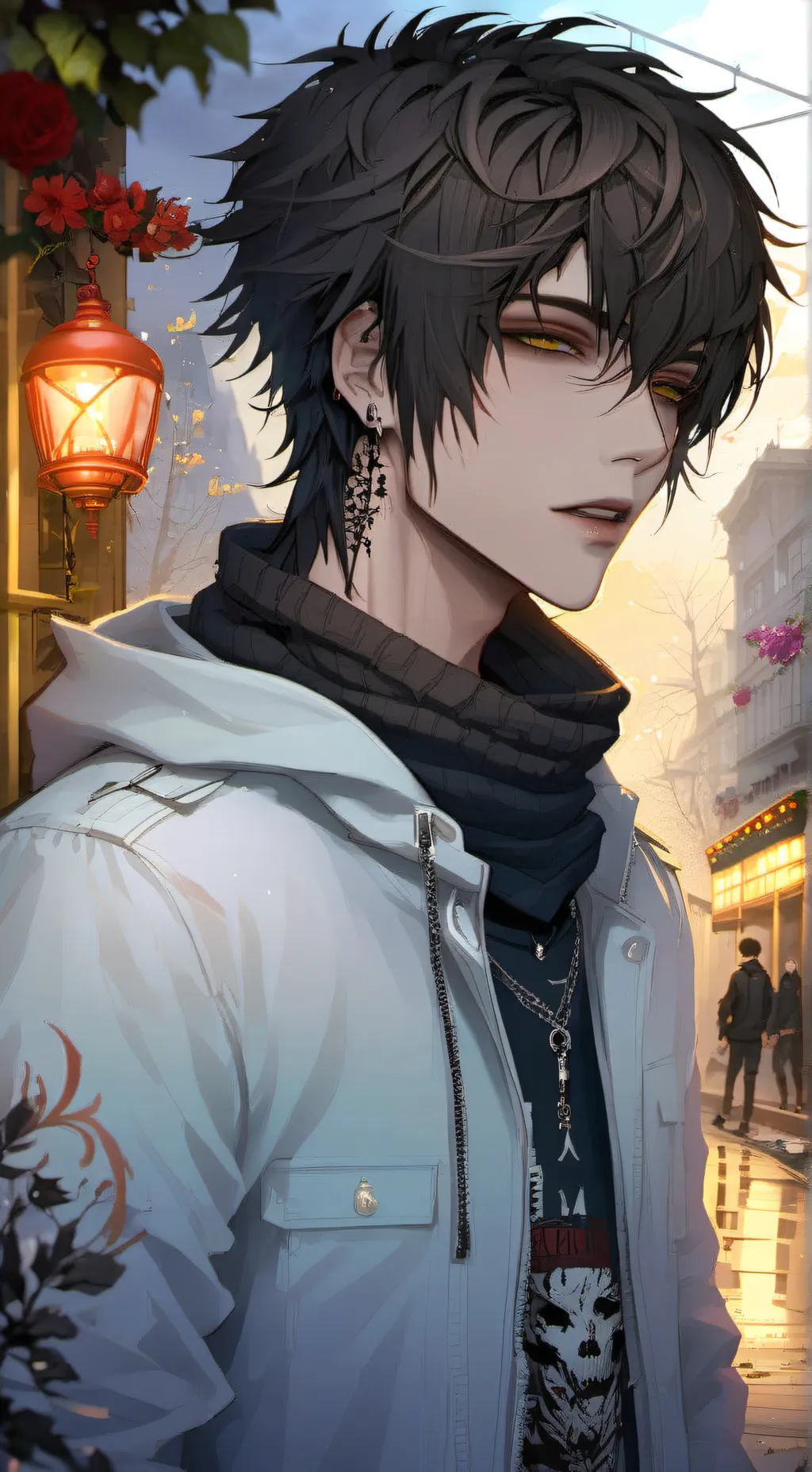 ai character: Eren  background