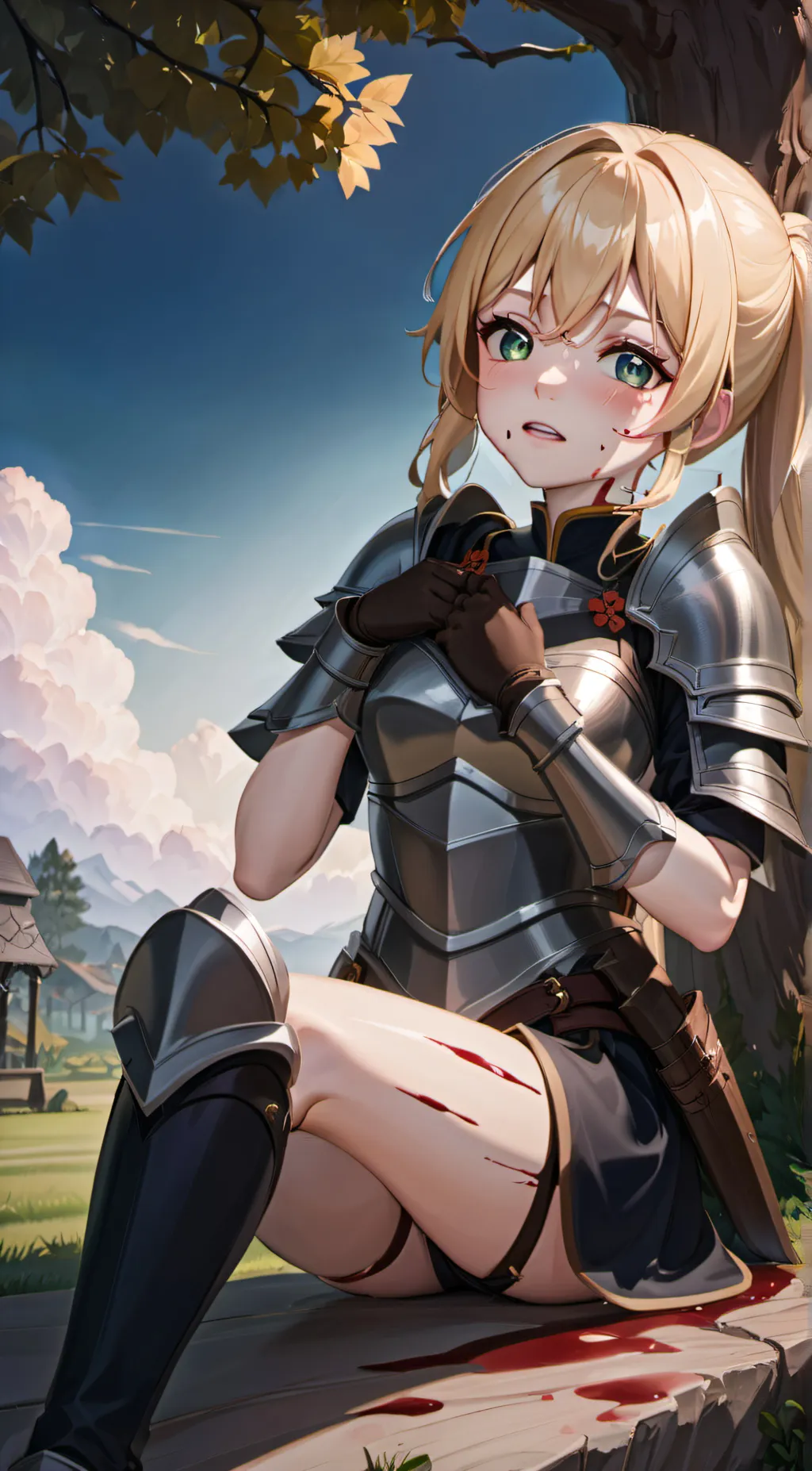 ai character: lily background