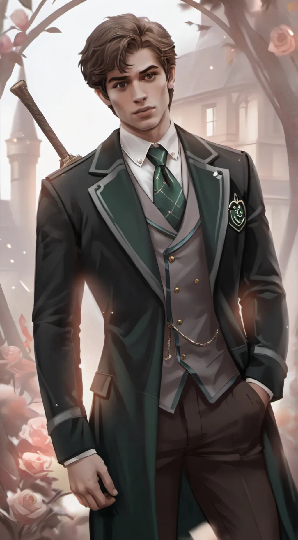 ai character: Slytherin boys background