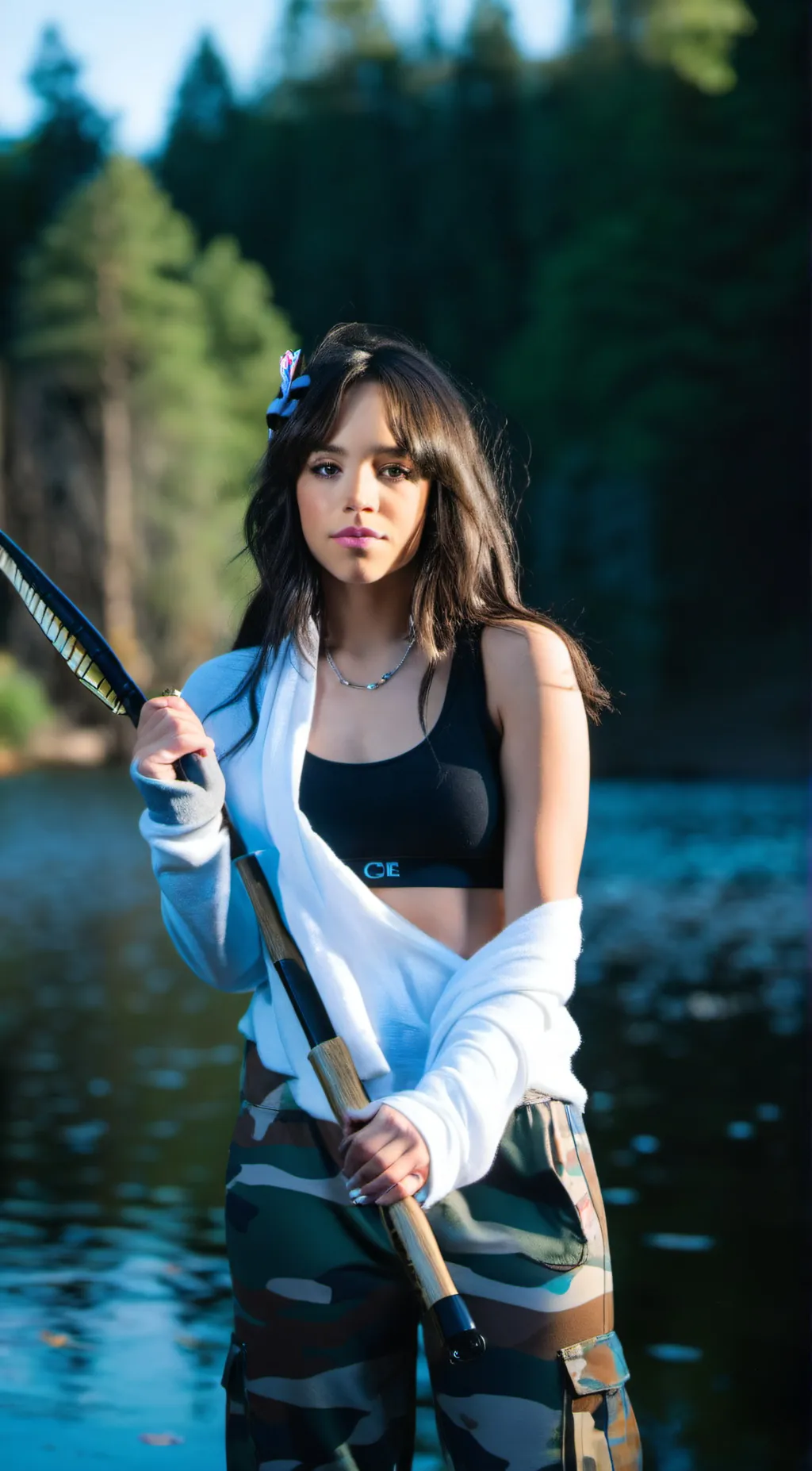 ai character: Jennifer  background