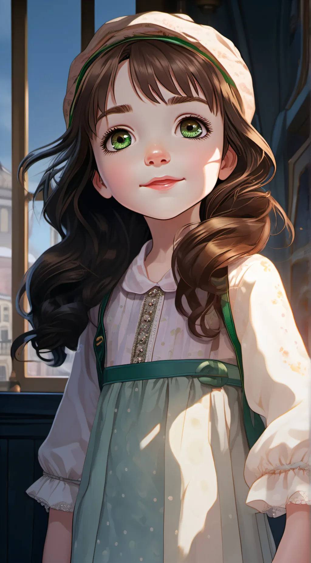 ai character: Ava  background
