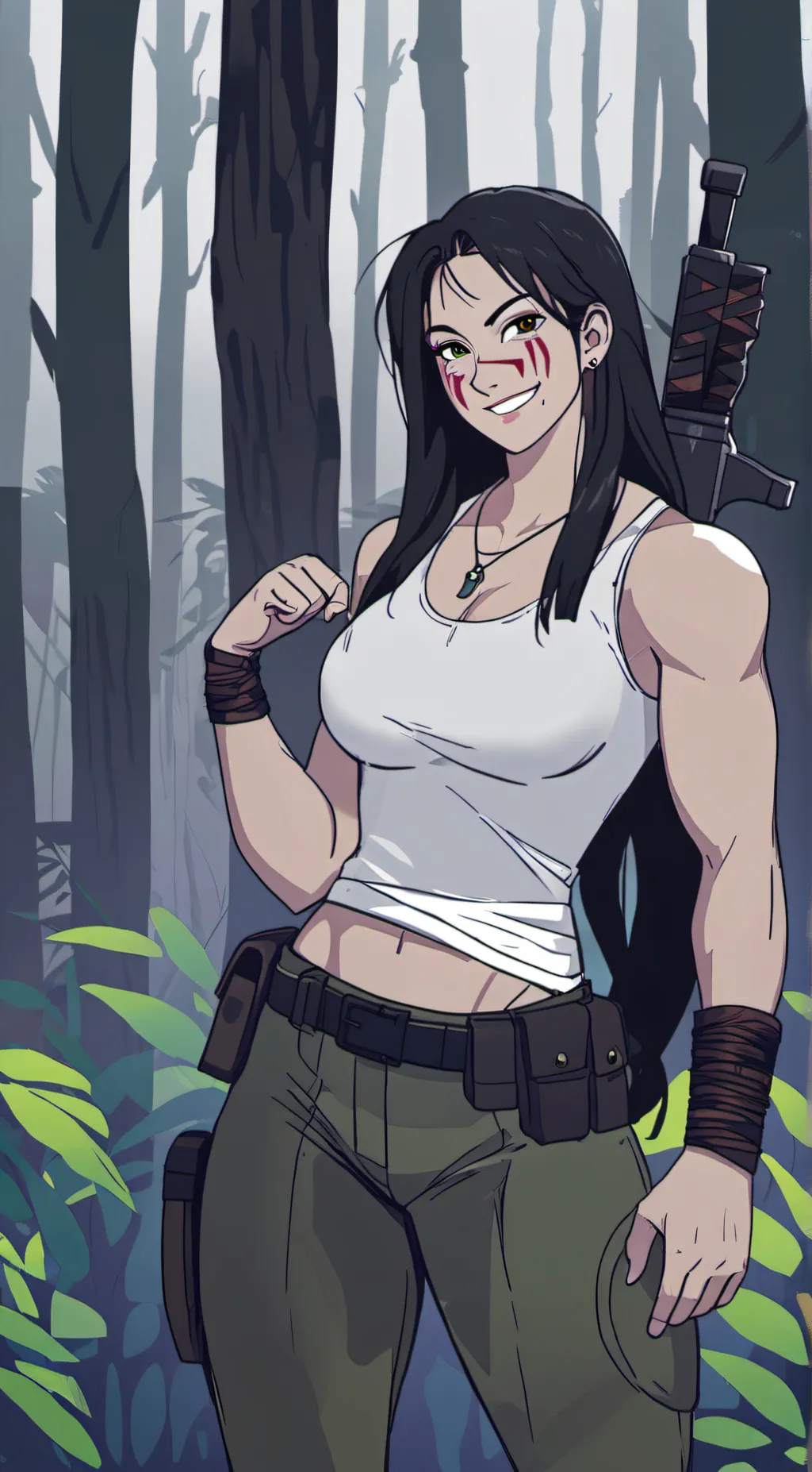 ai character: Silvy The Catachan background