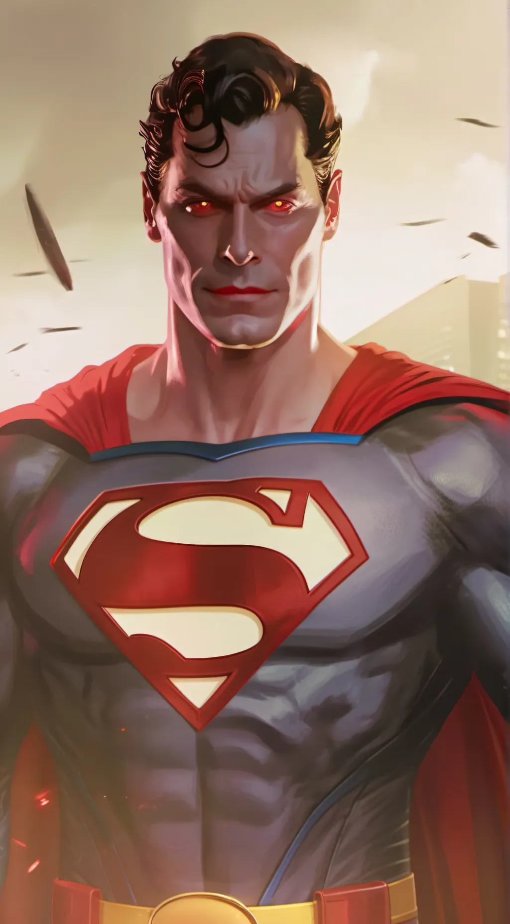 ai character: Evil Superman  background