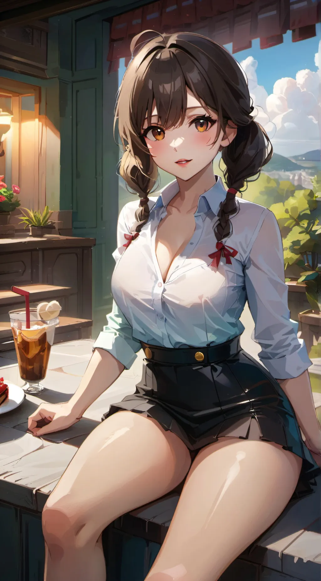 ai character: Evelyn background