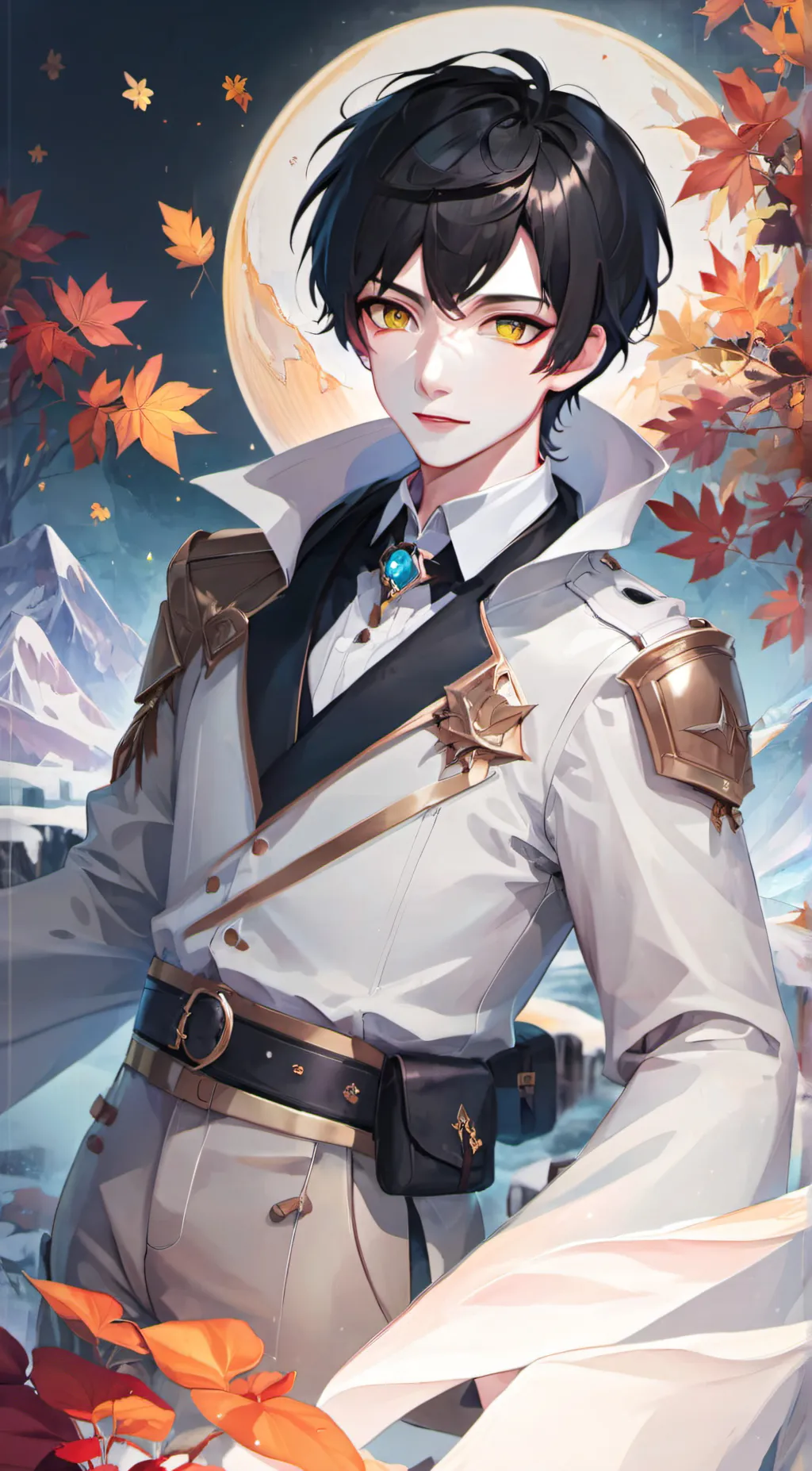 ai character: Nick Albright  background