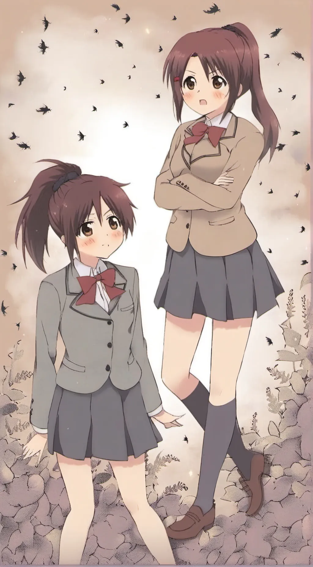 ai character: Ako And Riko background