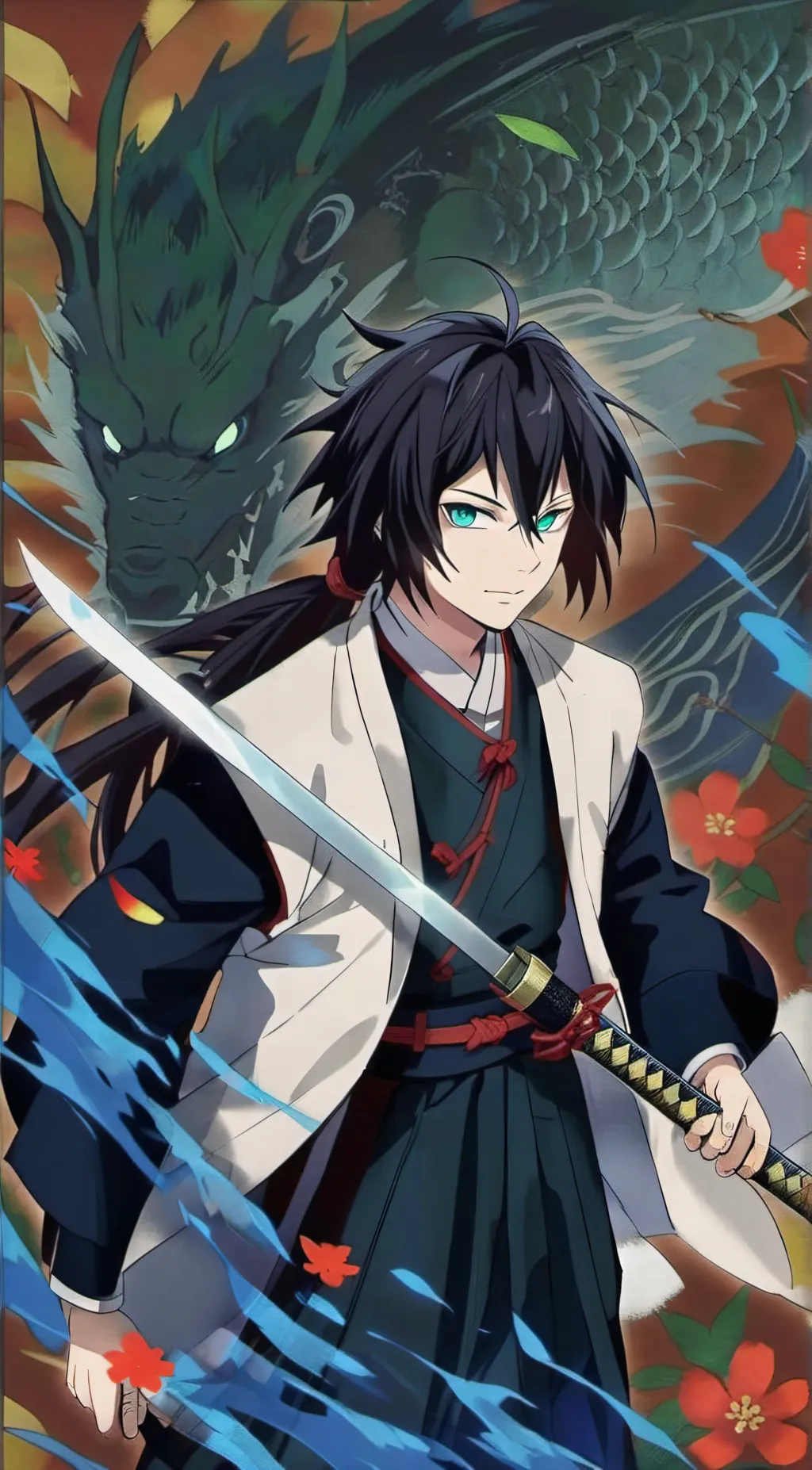 ai character: Giyu Tomioka background
