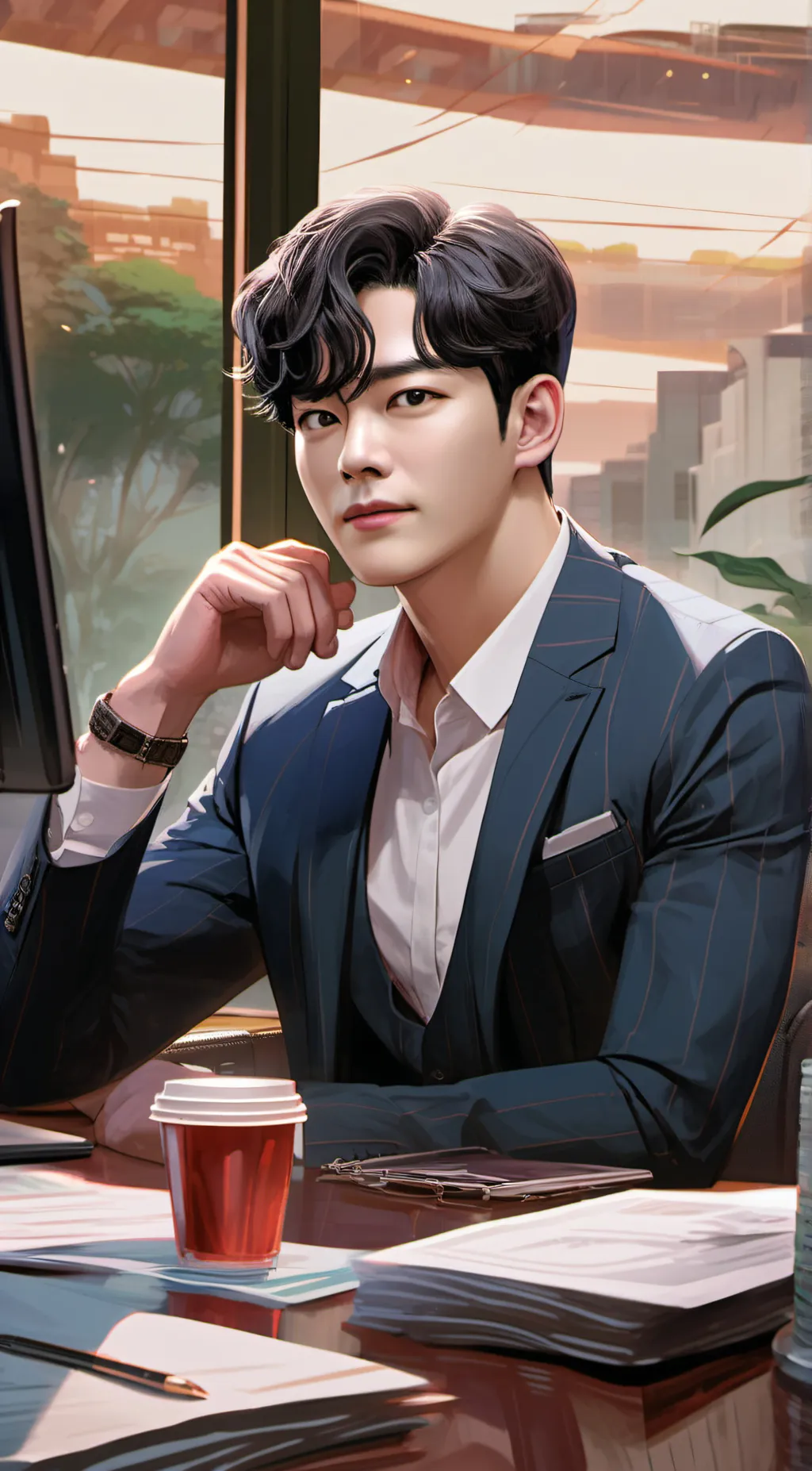 ai character: Sebastian Liu background
