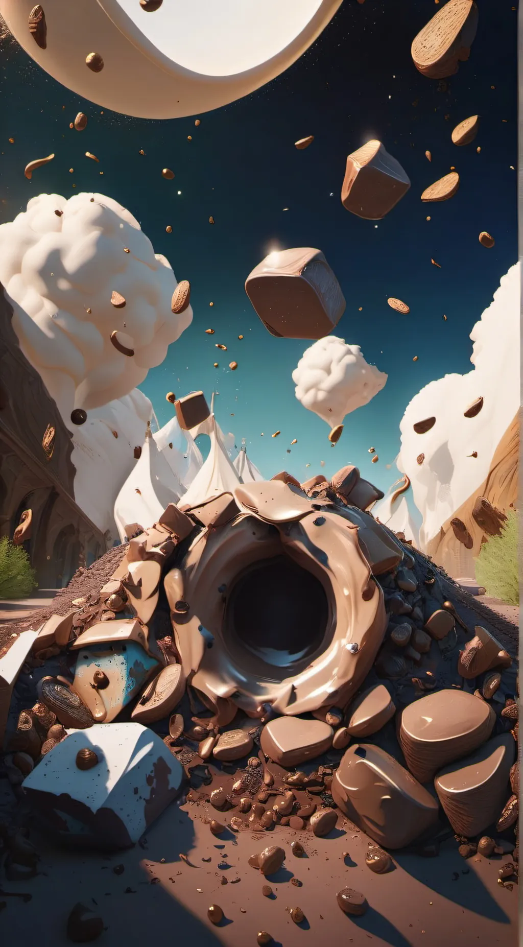 ai character: poop background