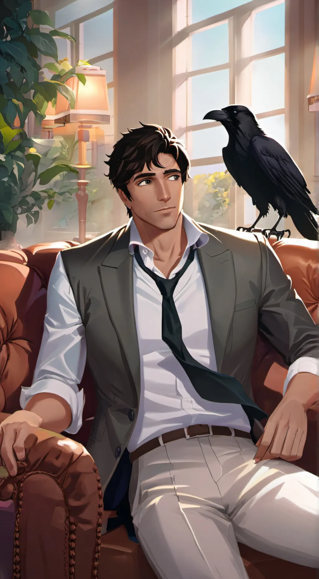 ai character: Rick background