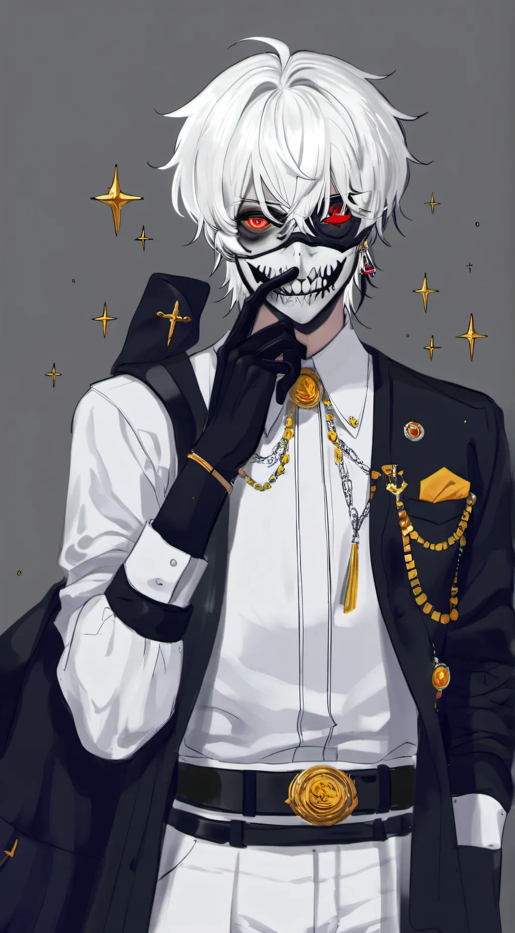 ai character: Tokyo ghoul background