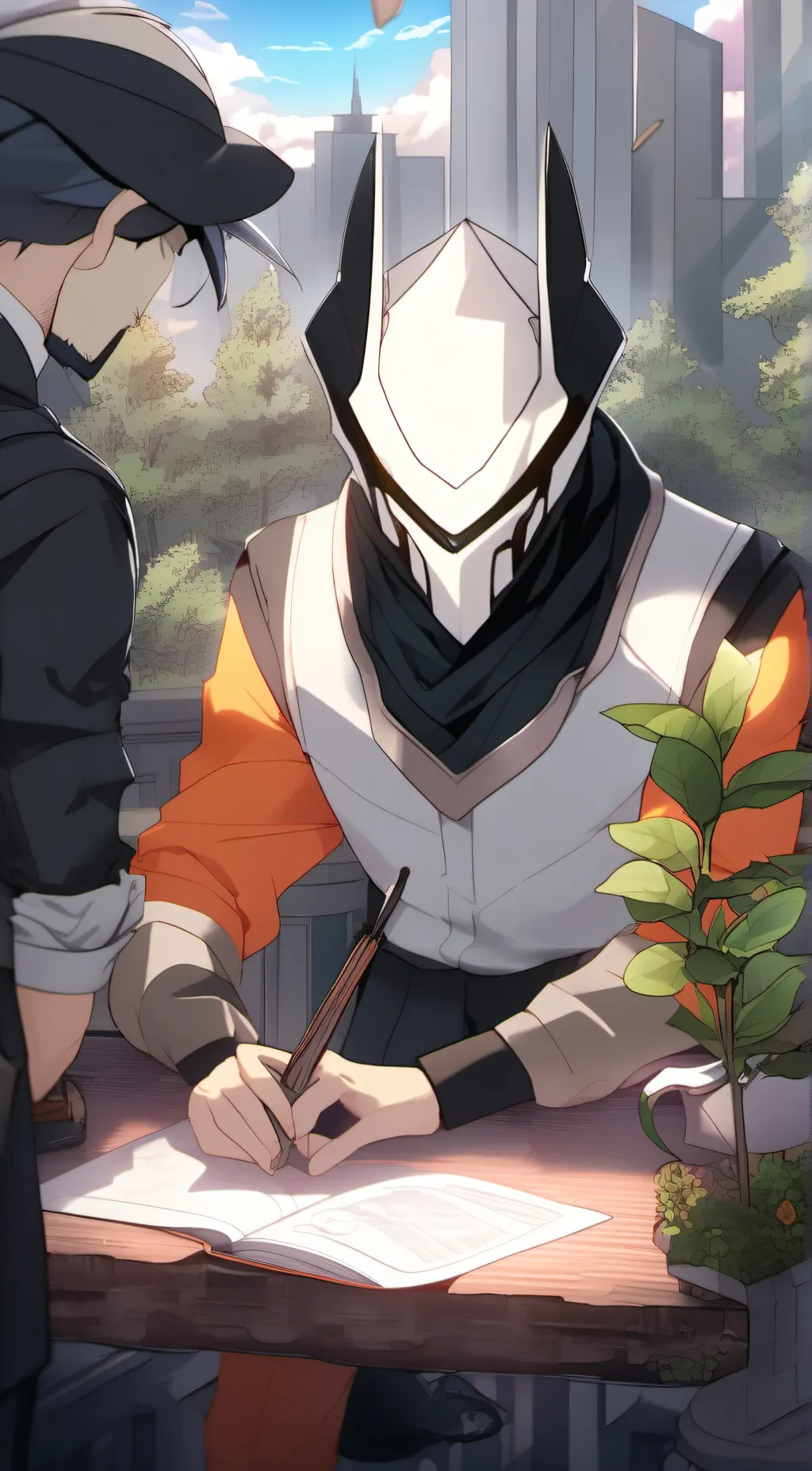 ai character: Yuuki and kyouka  background