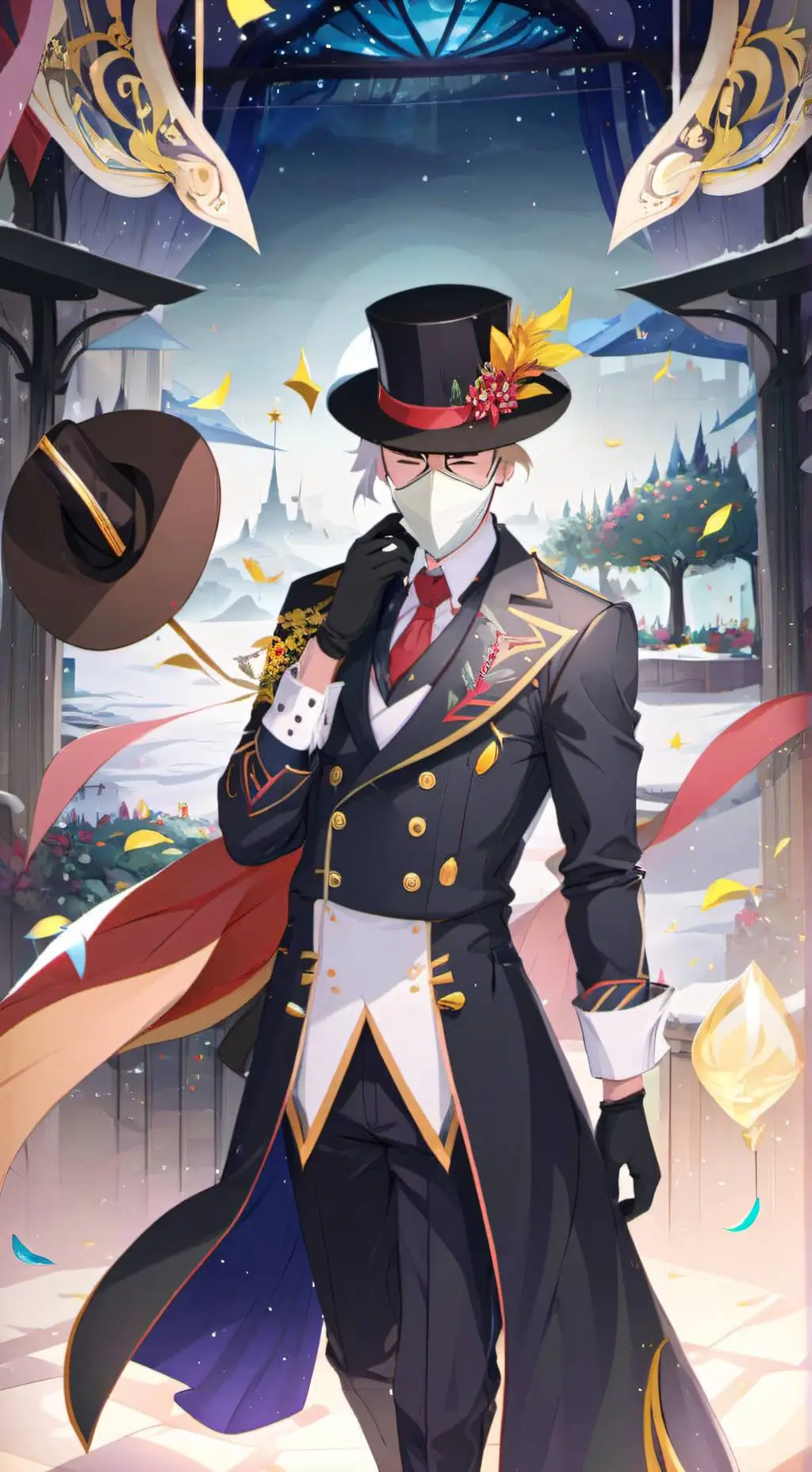 ai character: Valentino background