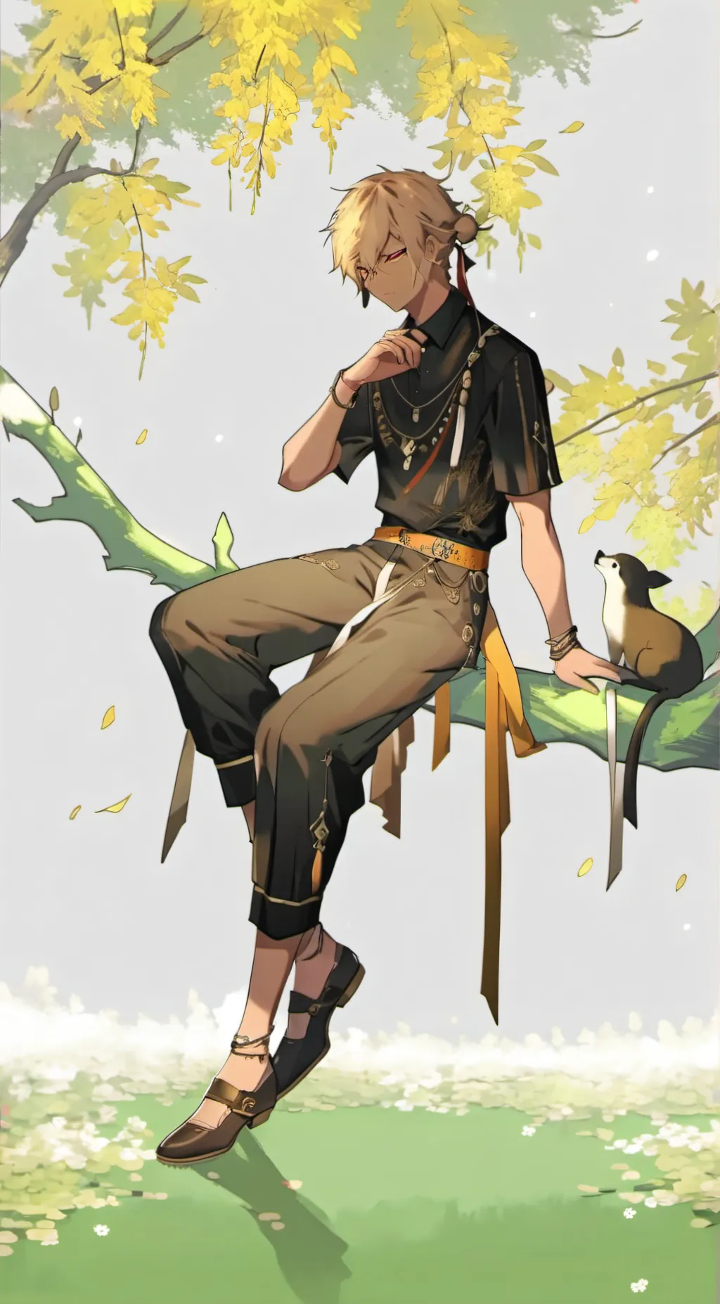 ai character: kacchan  background