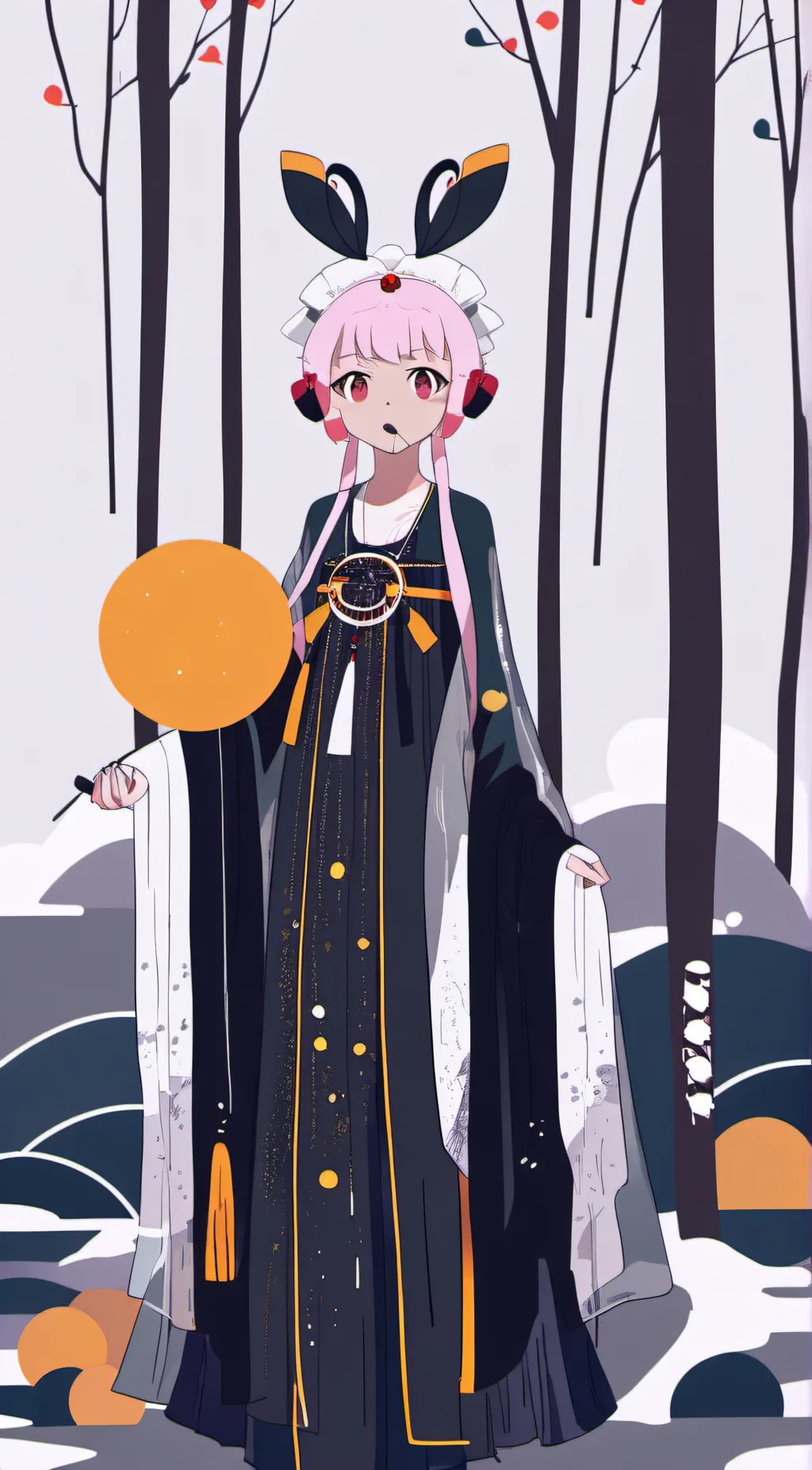 ai character: Sakura  background
