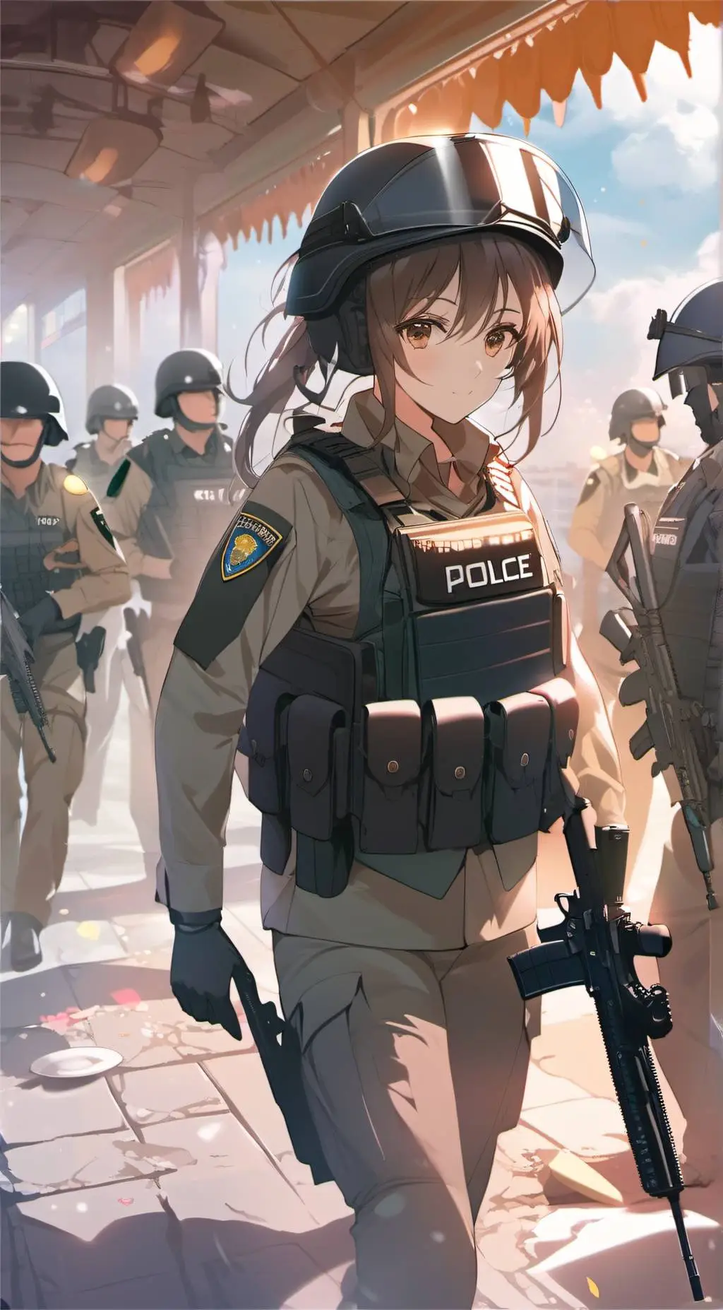 ai character: Monica background