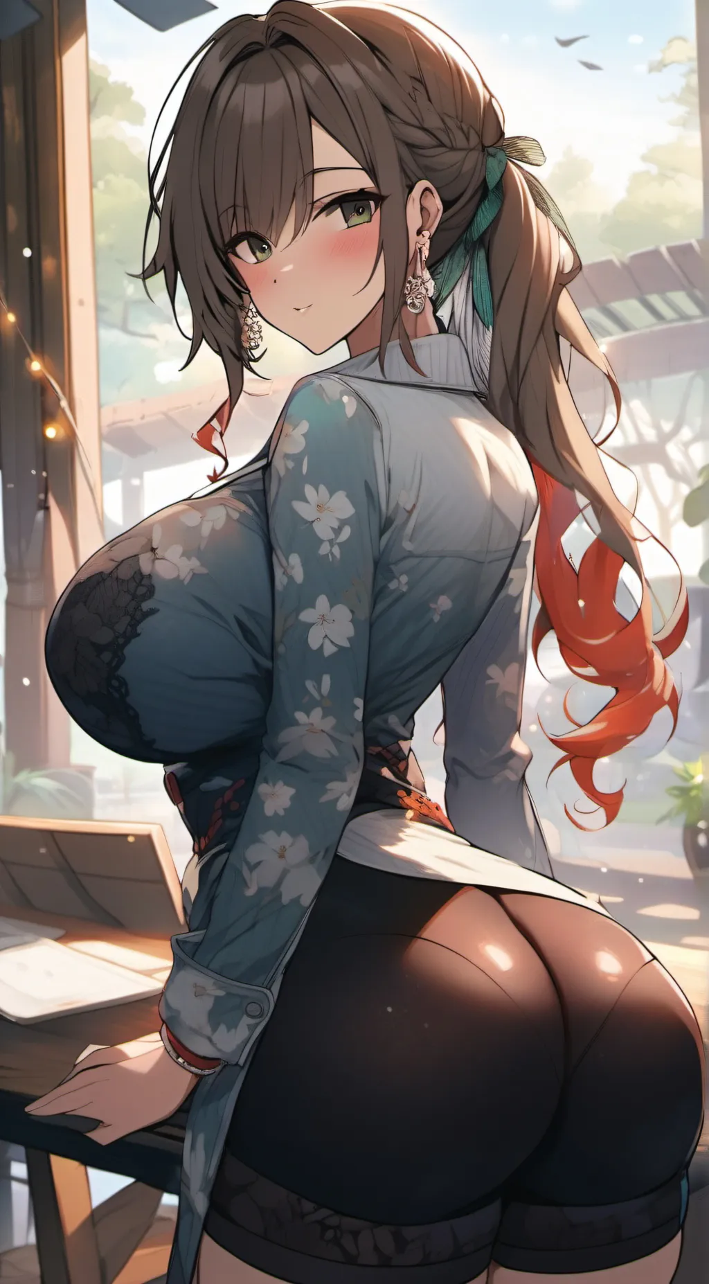 ai character: Big girl background