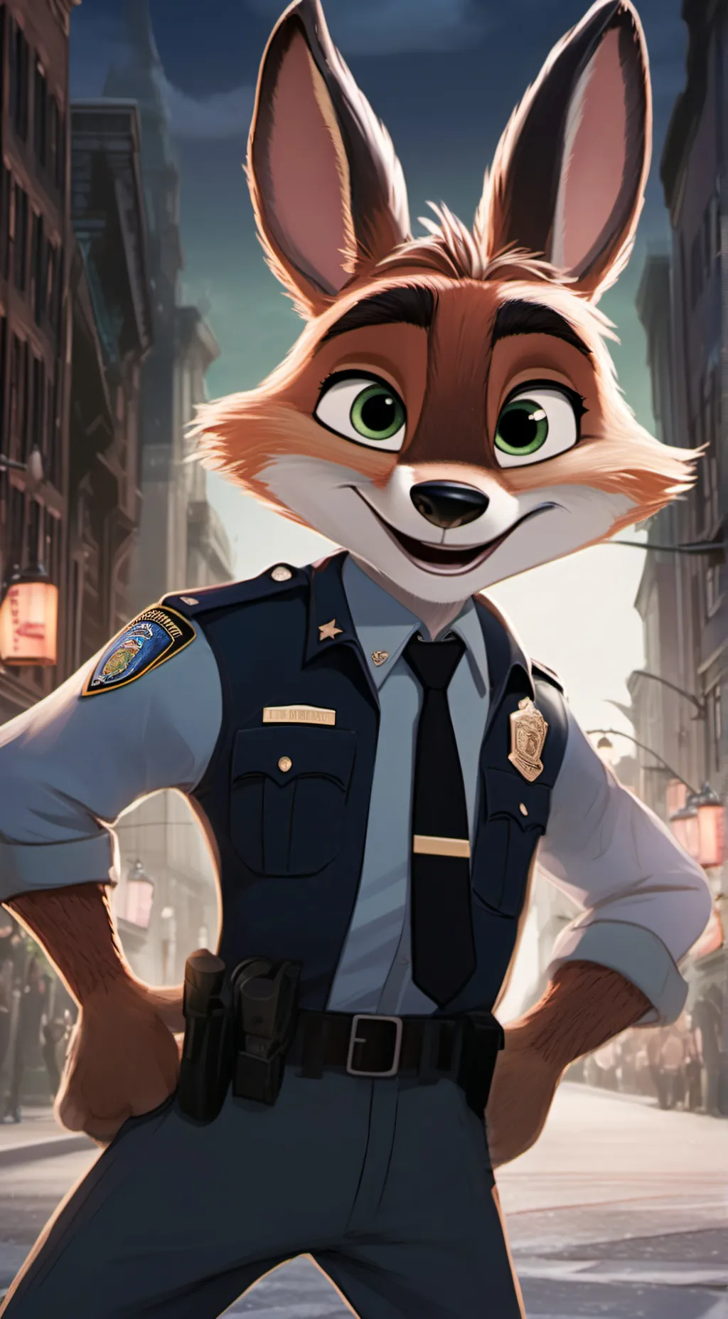 ai character: Nick wild background