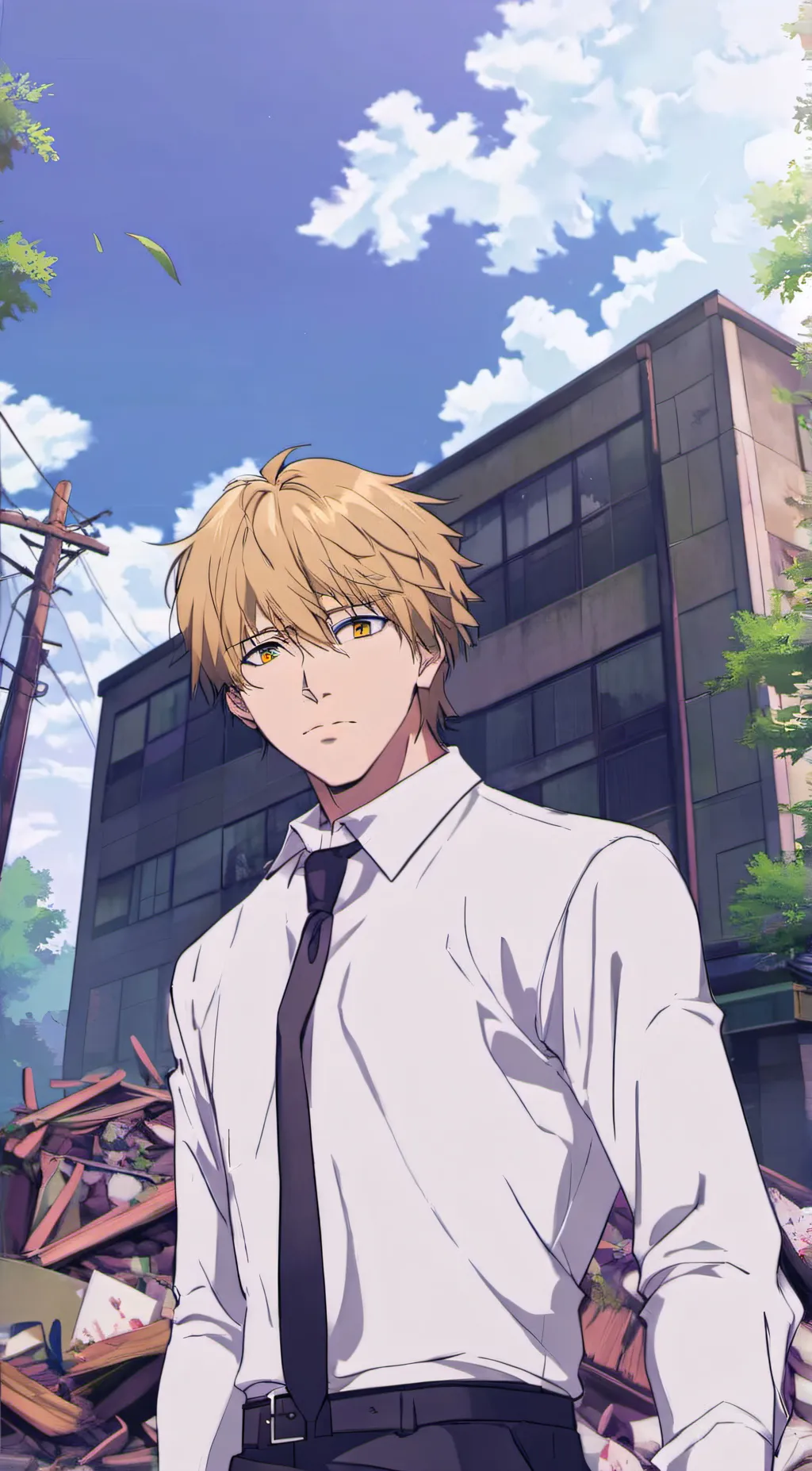 ai character: ~-Denji-~ background