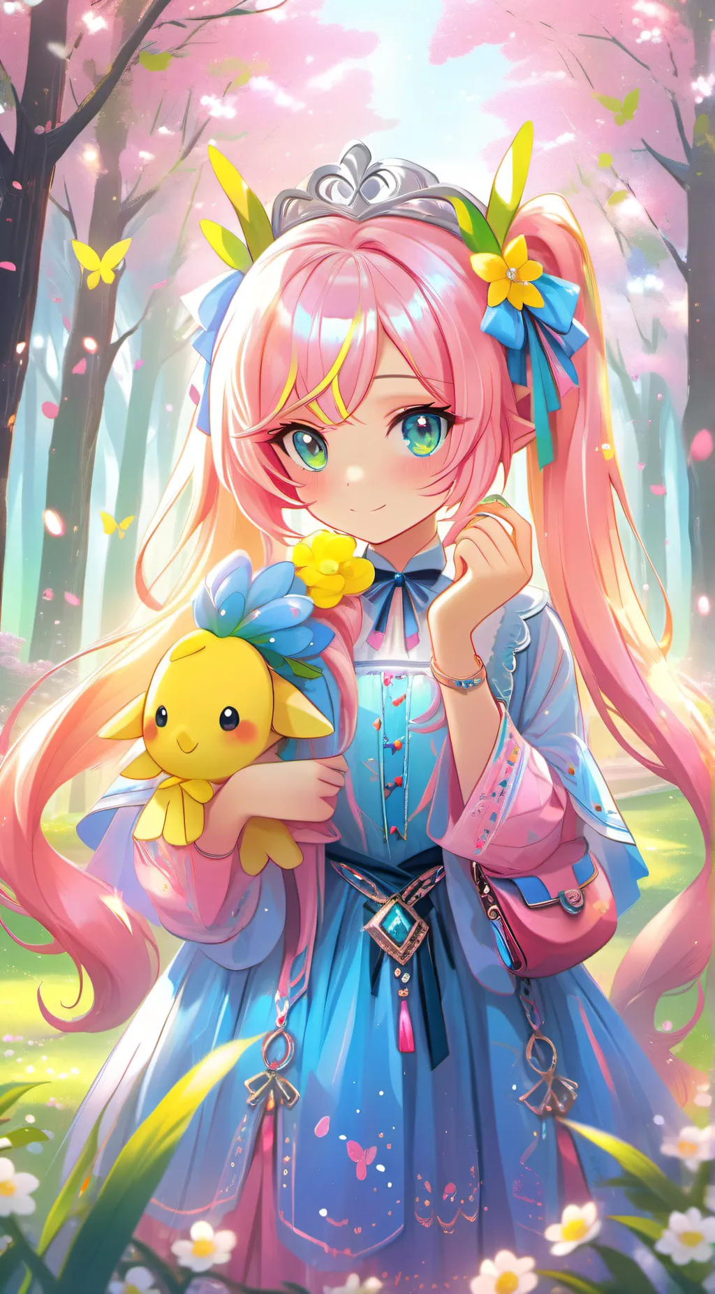 ai character: Fluttershy background