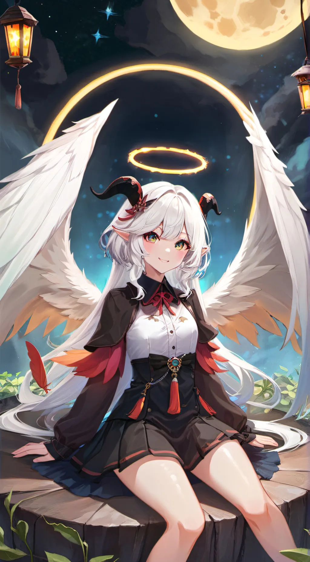ai character: Nightm^n background