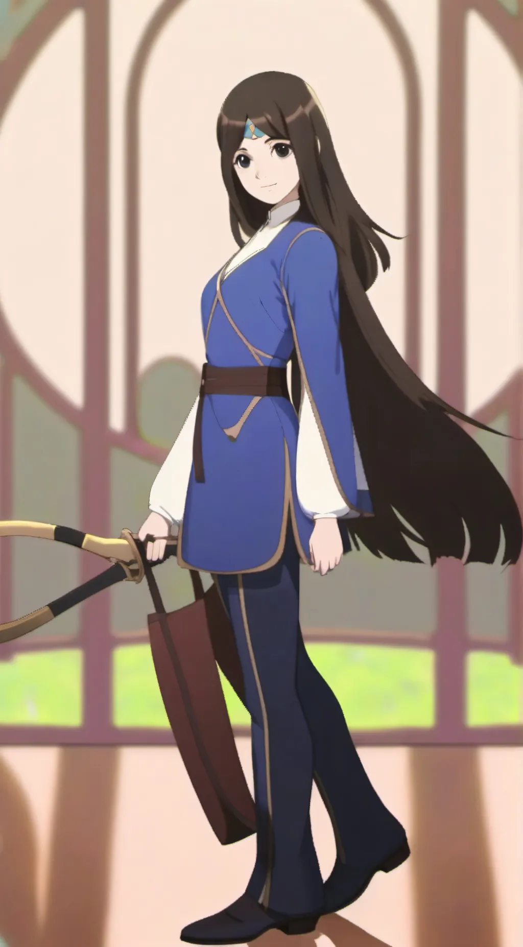 ai character: Izumi  background