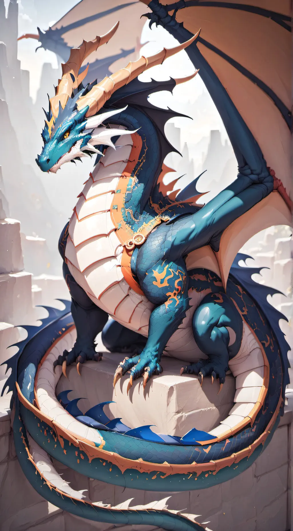 ai character: glory background