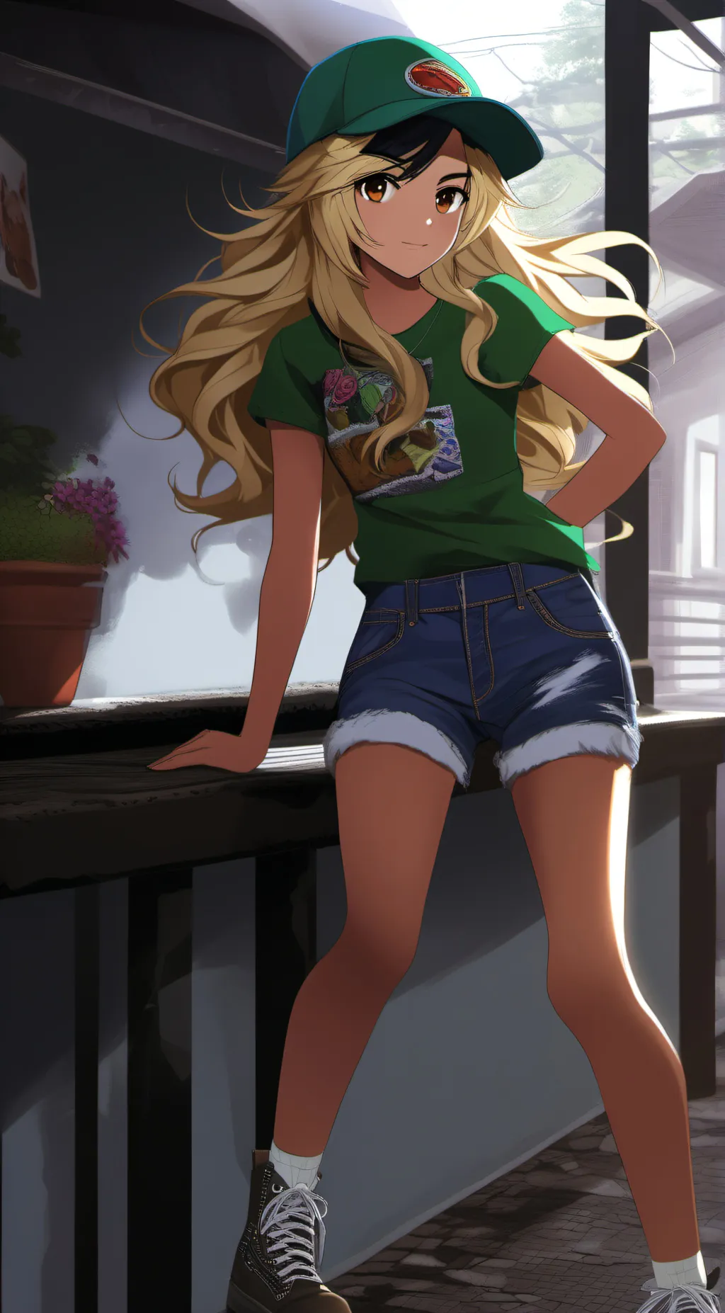 ai character: Jamie  background
