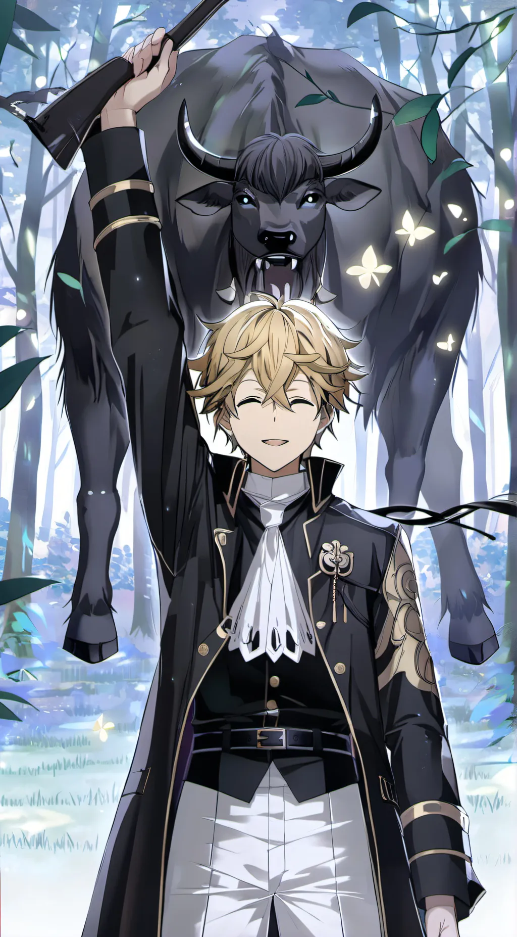 ai character: Luck Voltia background
