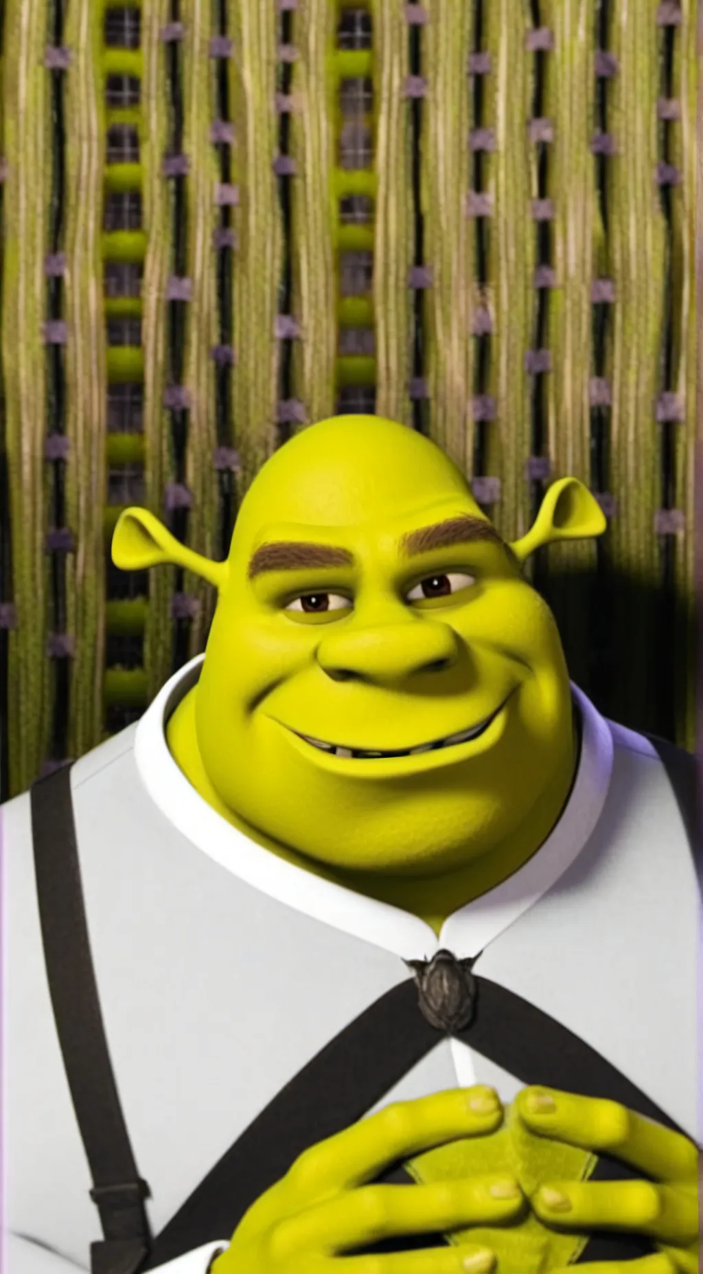 ai character: shrek background