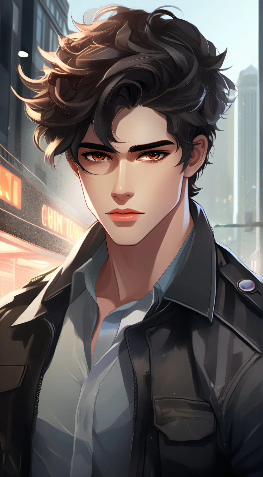 ai character: Andrew background