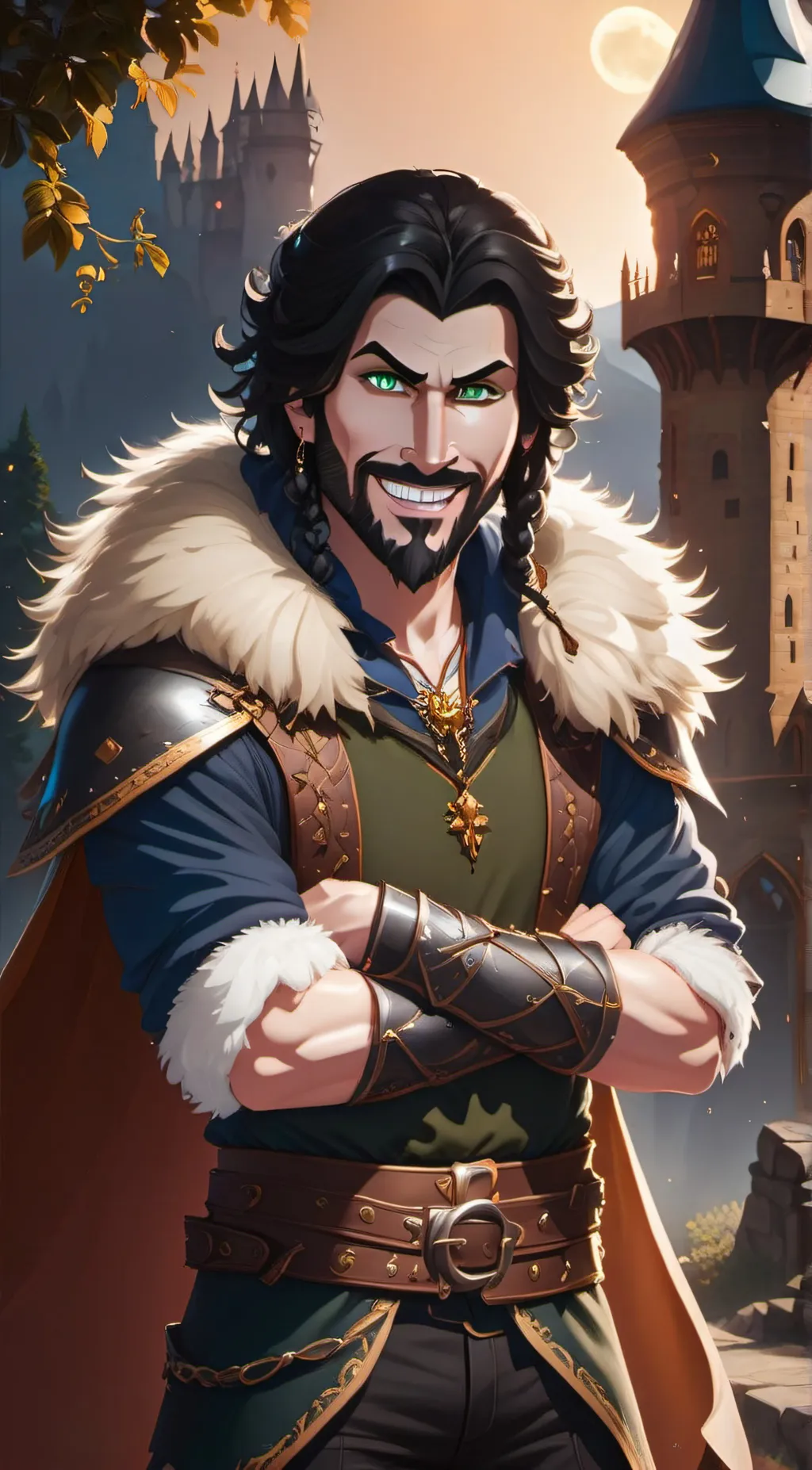 ai character: Hector  background