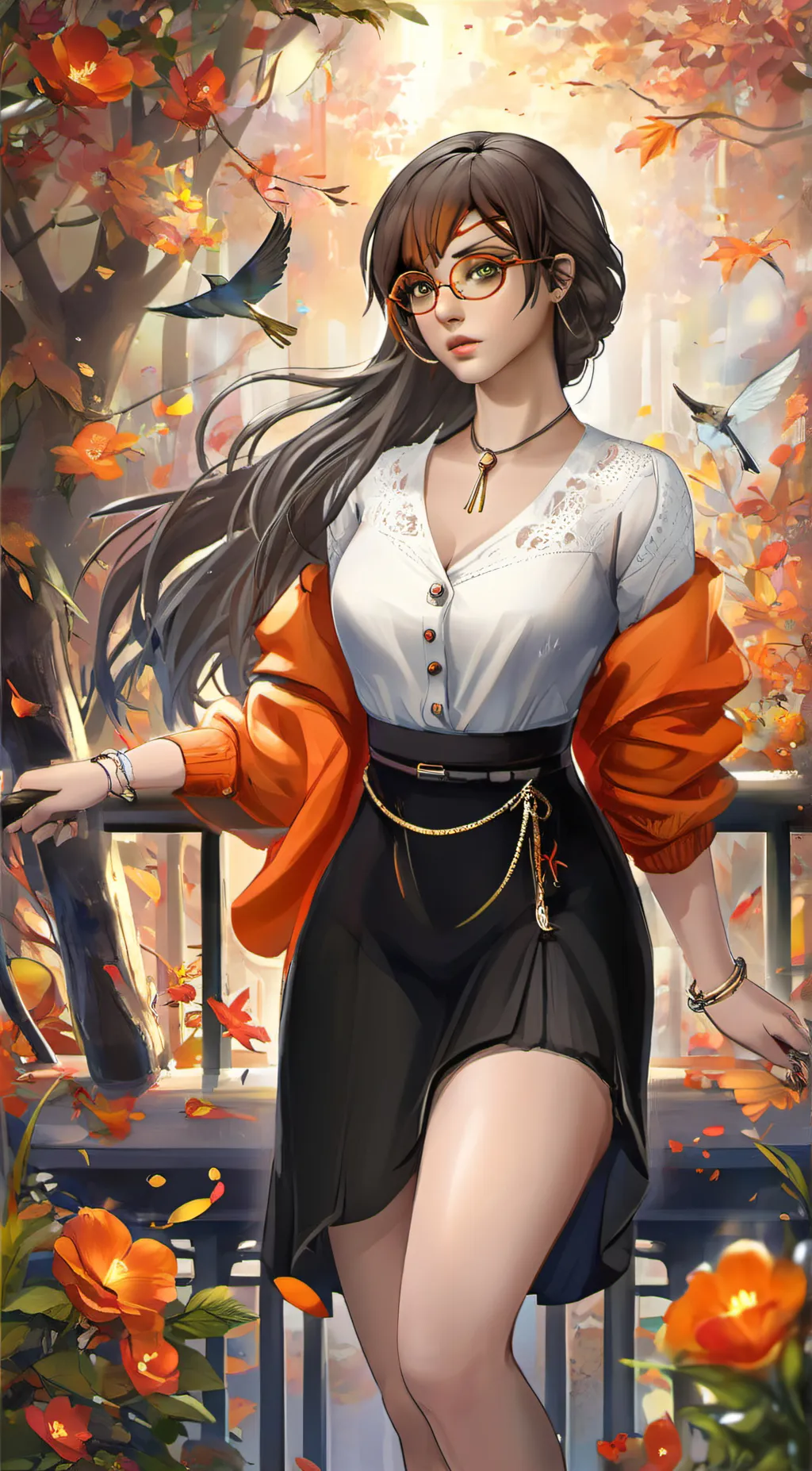 ai character: Angila background