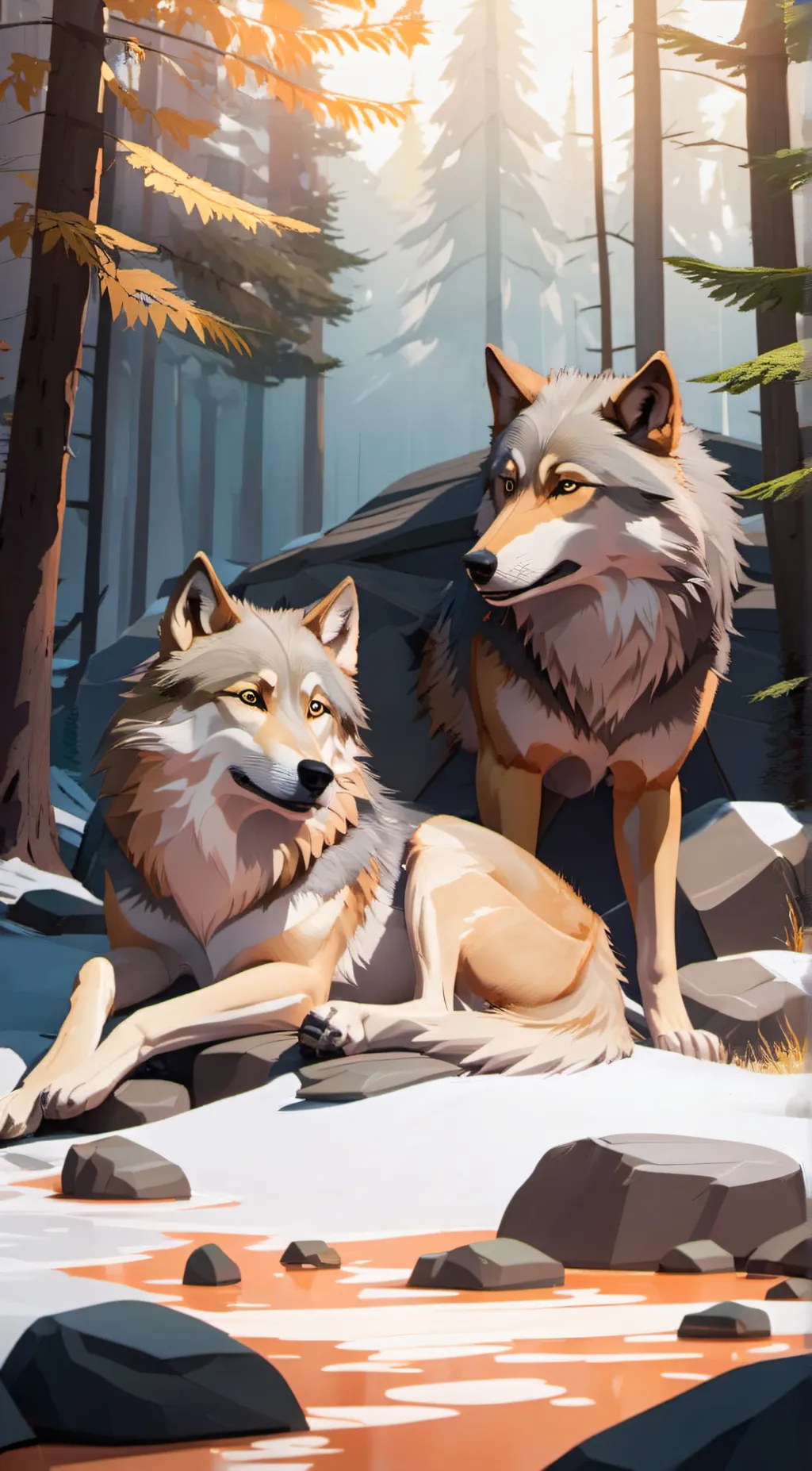Talkie AI - Chat with Wolf family 