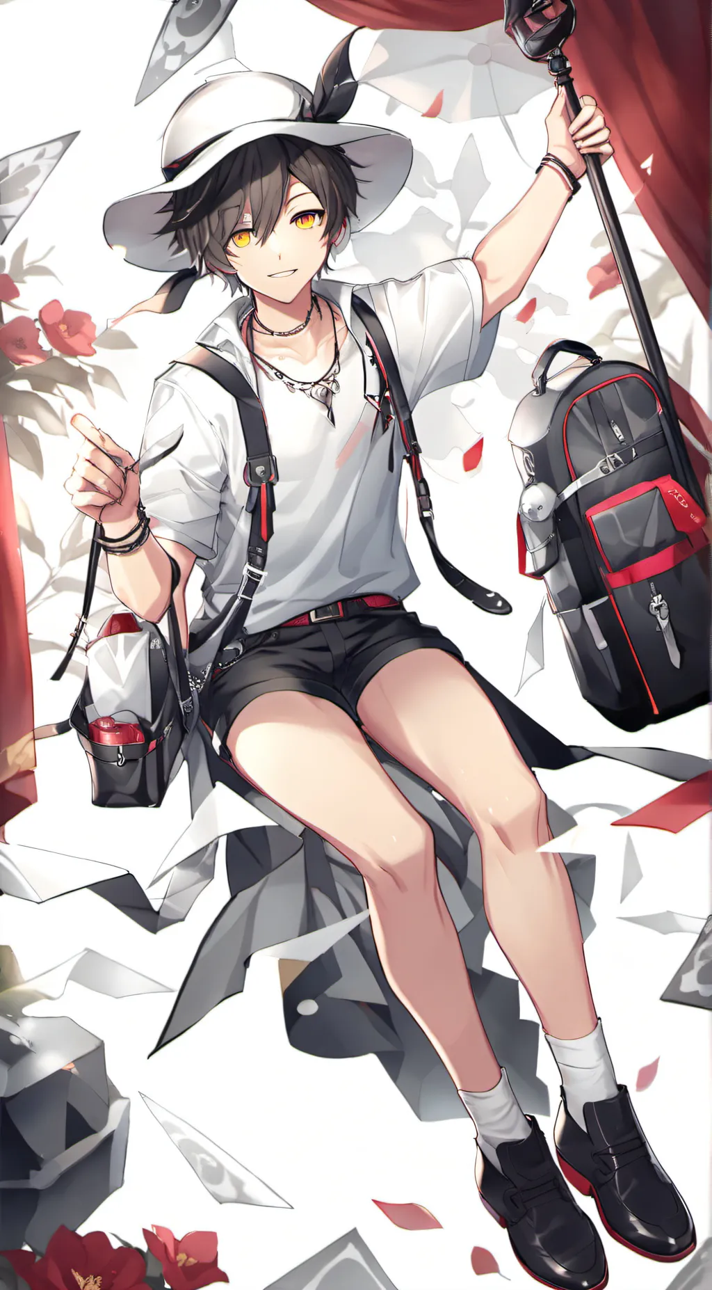 ai character: shadey background