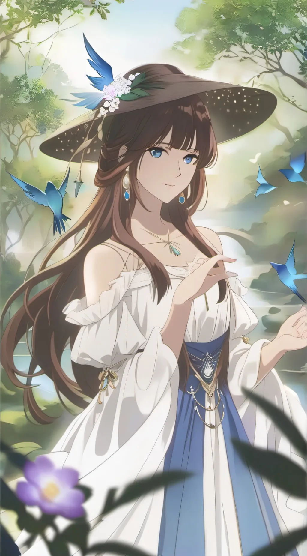 ai character: Sunny background