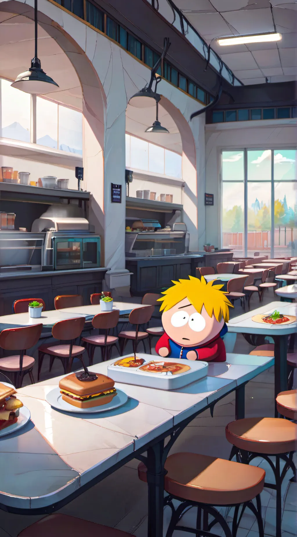 ai character: South Park background