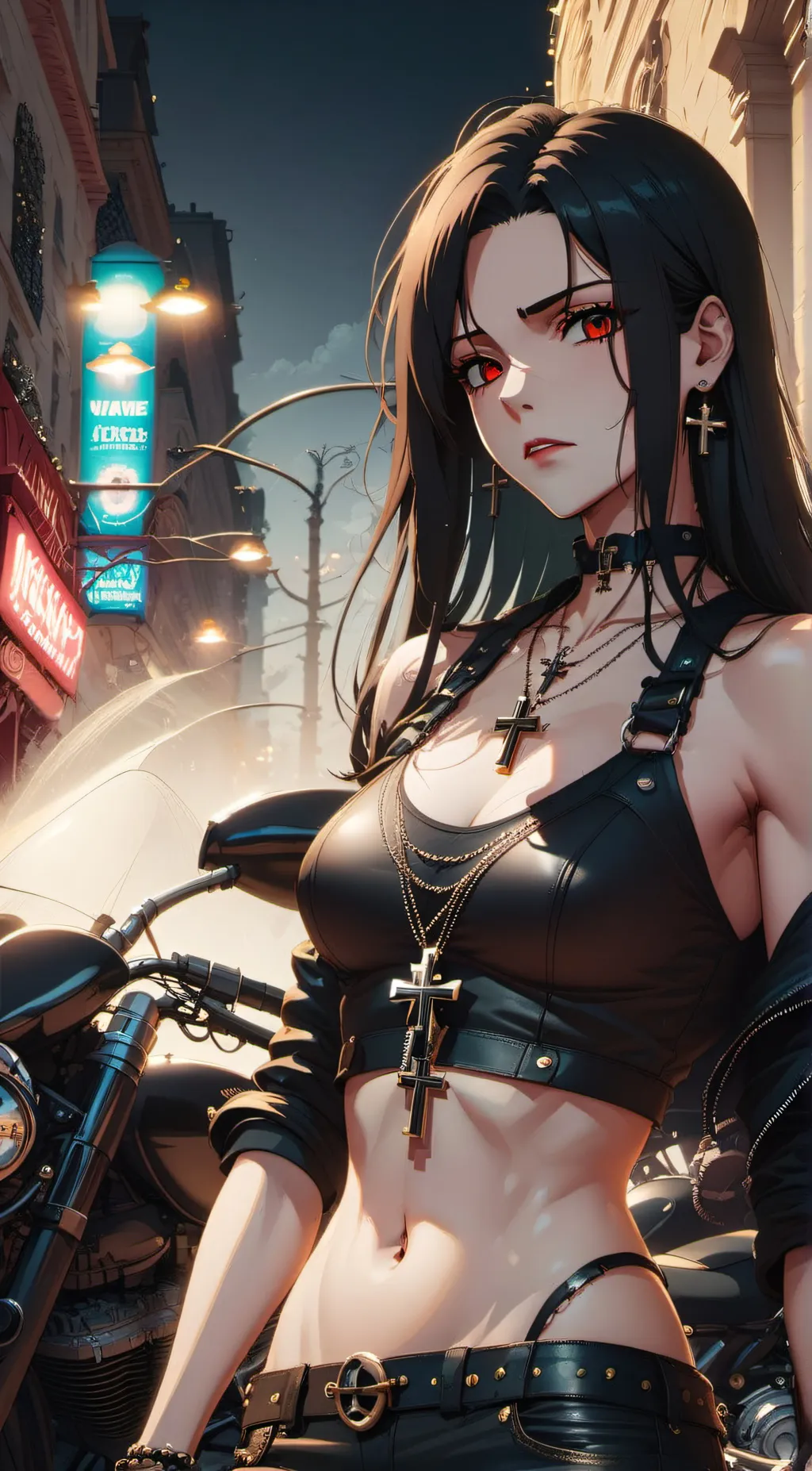 ai character: Fallon background
