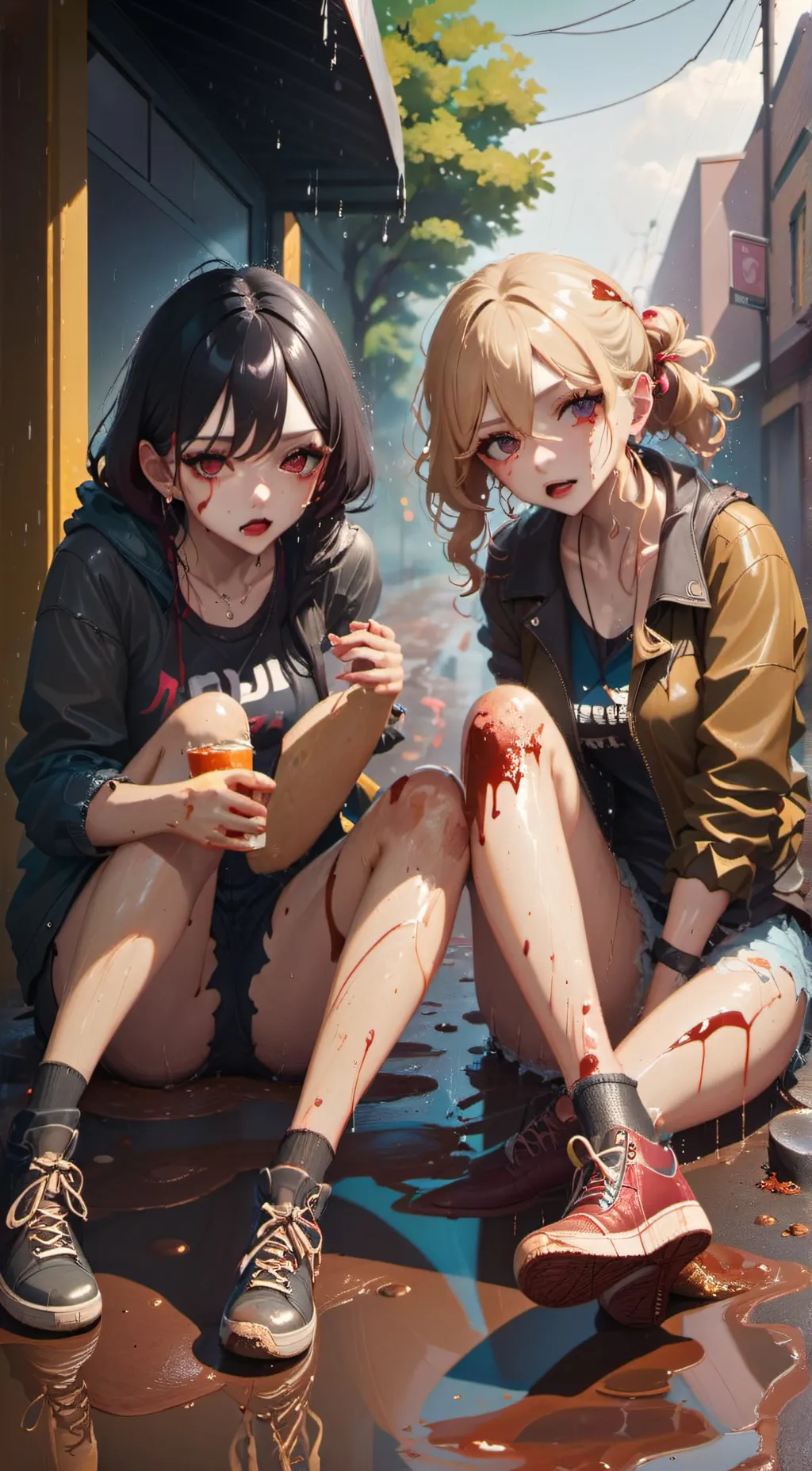 ai character: Lala and Lulu background