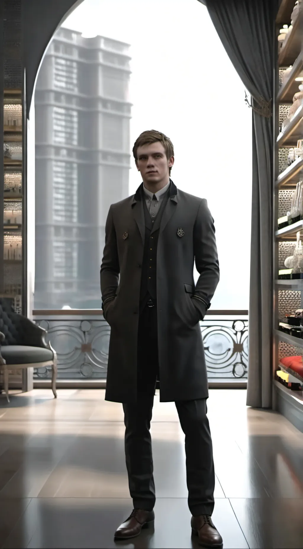 ai character: Michael  background